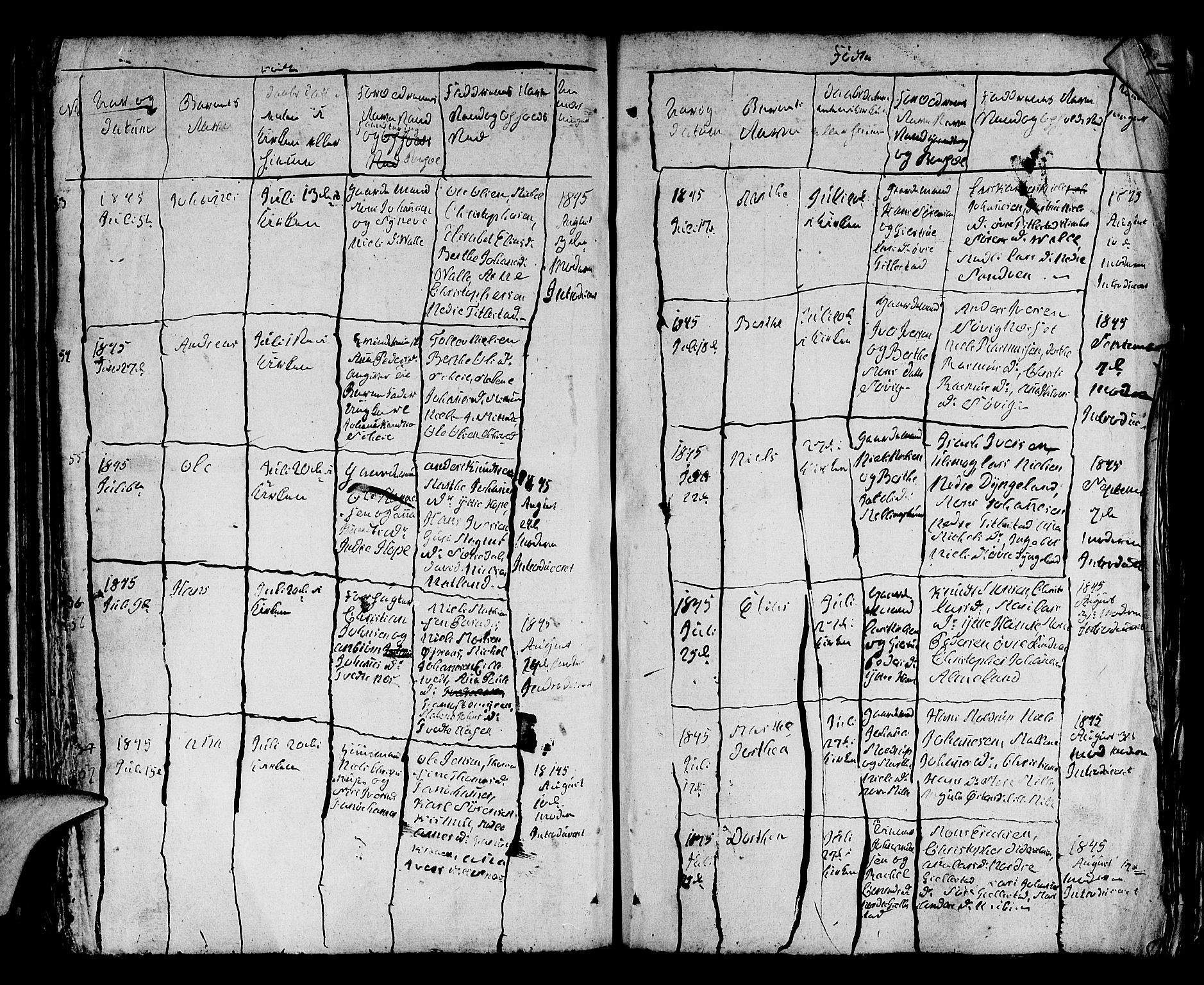 Fana Sokneprestembete, AV/SAB-A-75101/H/Hab/Habb/L0001: Klokkerbok nr. B 1, 1837-1855, s. 77