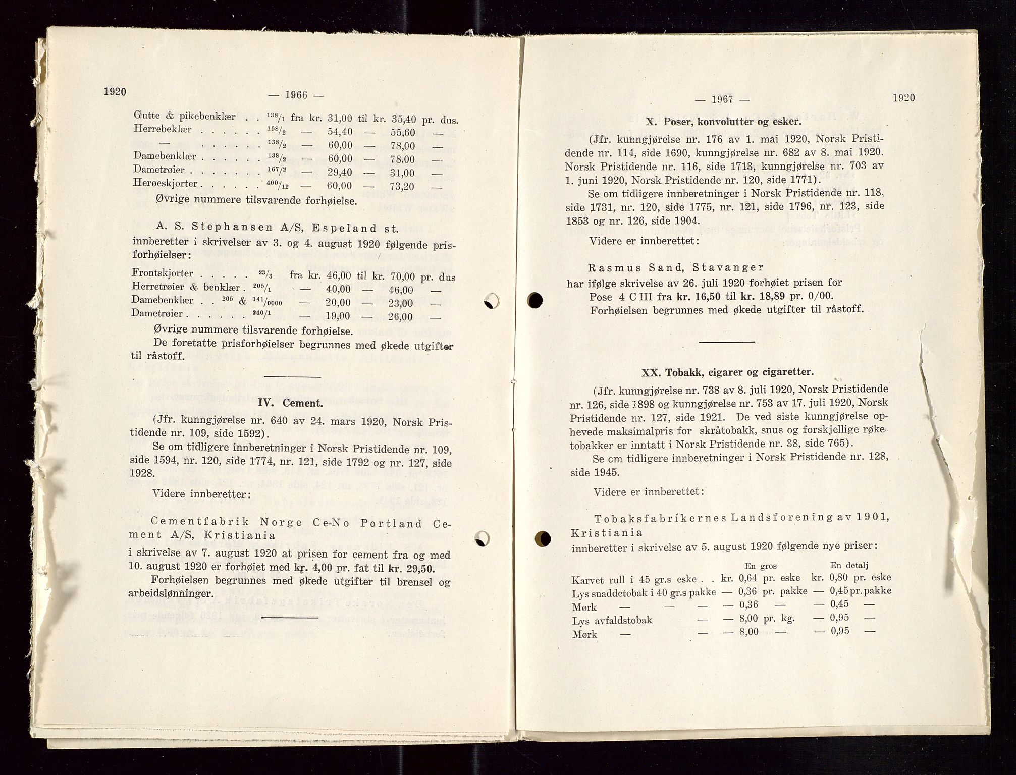 Pa 1521 - A/S Norske Shell, AV/SAST-A-101915/E/Ea/Eaa/L0013: Sjefskorrespondanse, 1924, s. 167