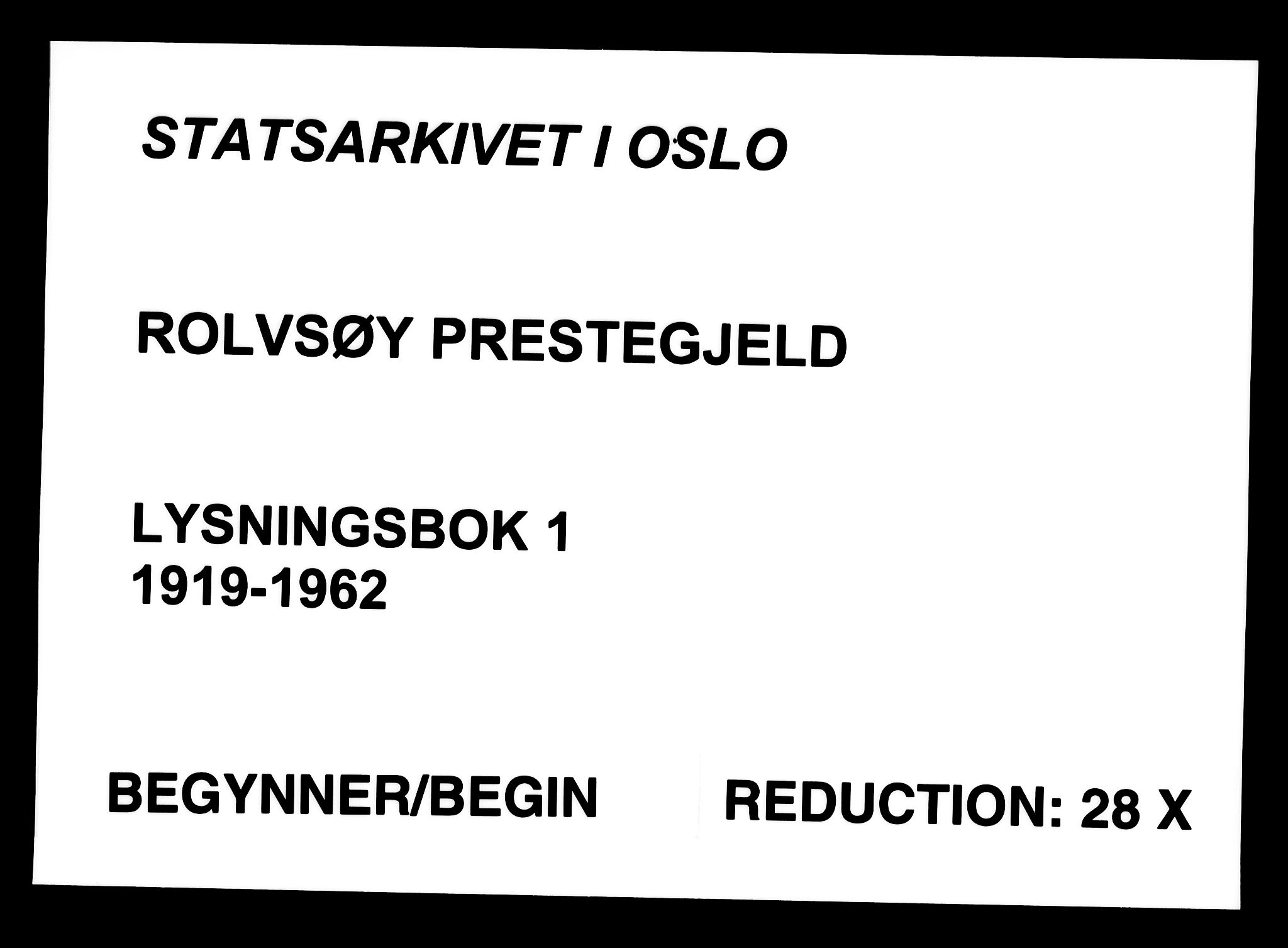 Rolvsøy prestekontor Kirkebøker, SAO/A-2004/H/Ha/L0001: Lysningsprotokoll nr. 1, 1919-1962