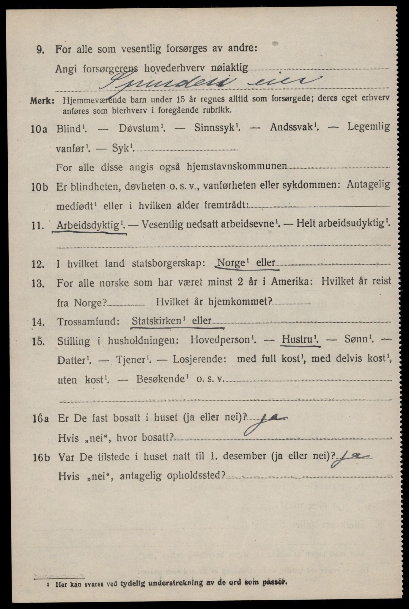 SAST, Folketelling 1920 for 1126 Hetland herred, 1920, s. 23462