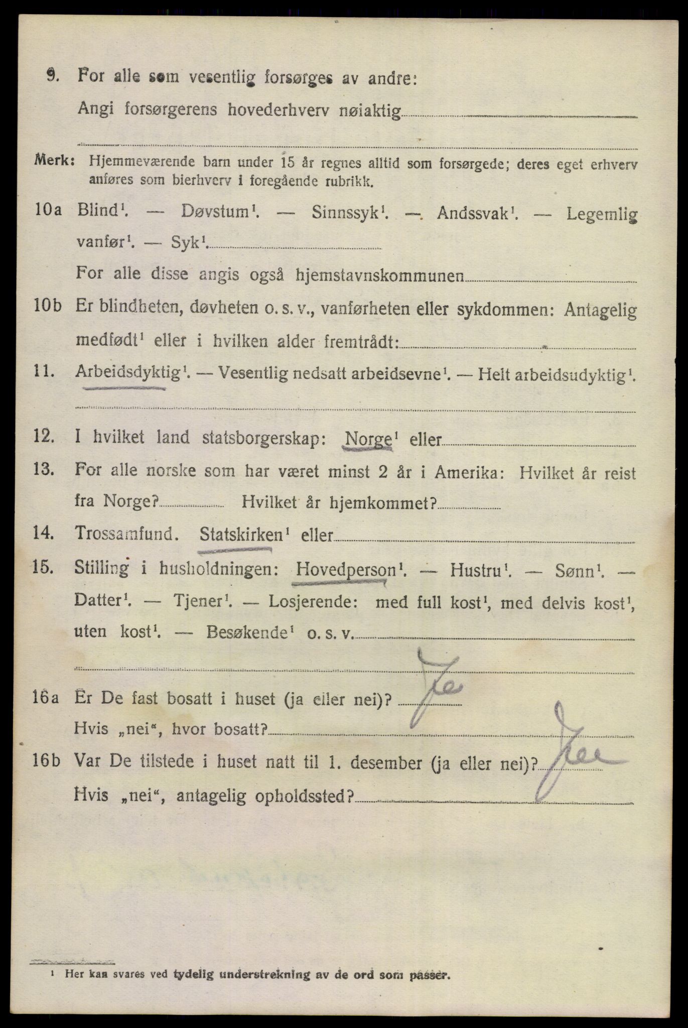 SAKO, Folketelling 1920 for 0616 Nes herred, 1920, s. 2825
