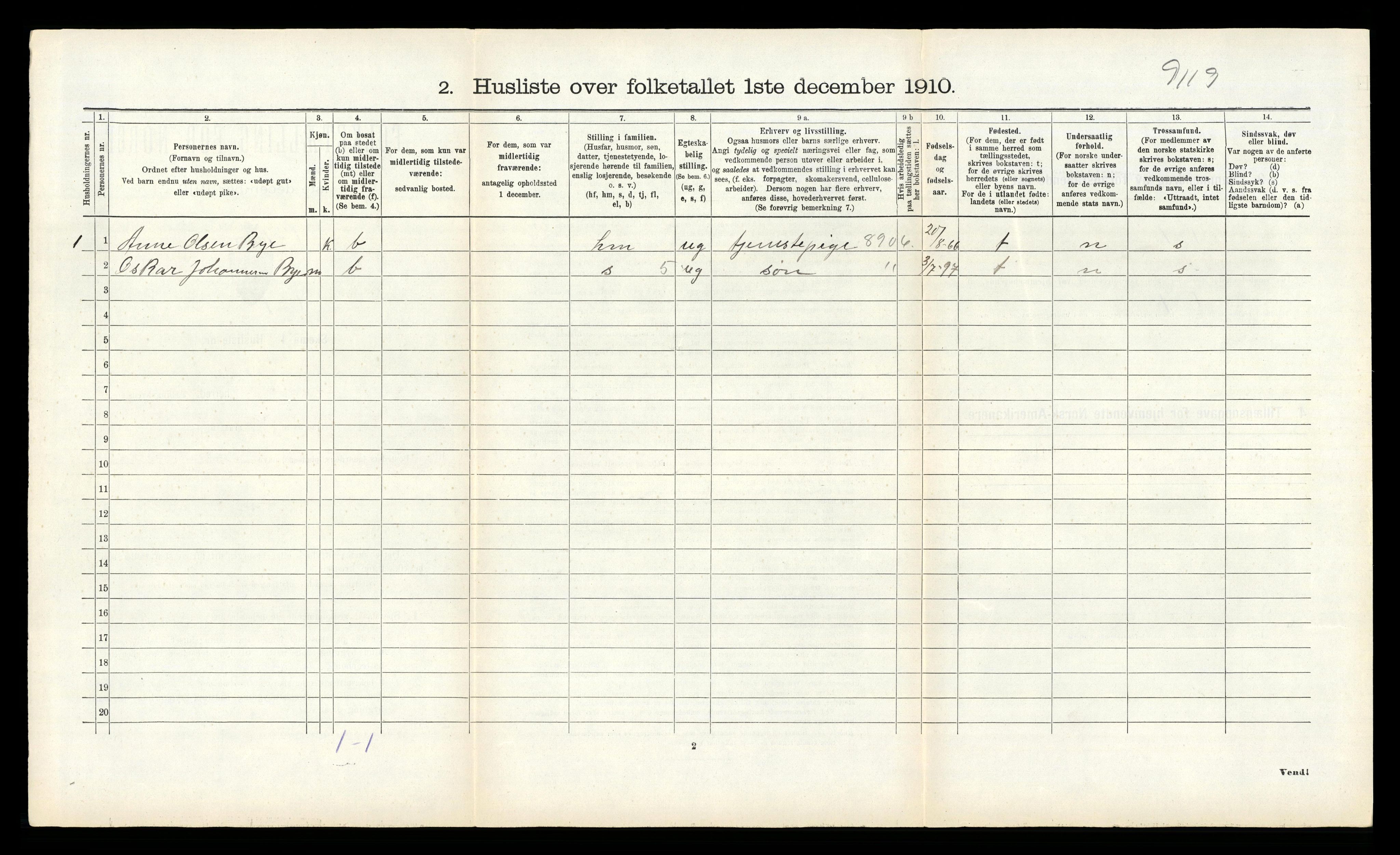 RA, Folketelling 1910 for 1422 Lærdal herred, 1910, s. 229