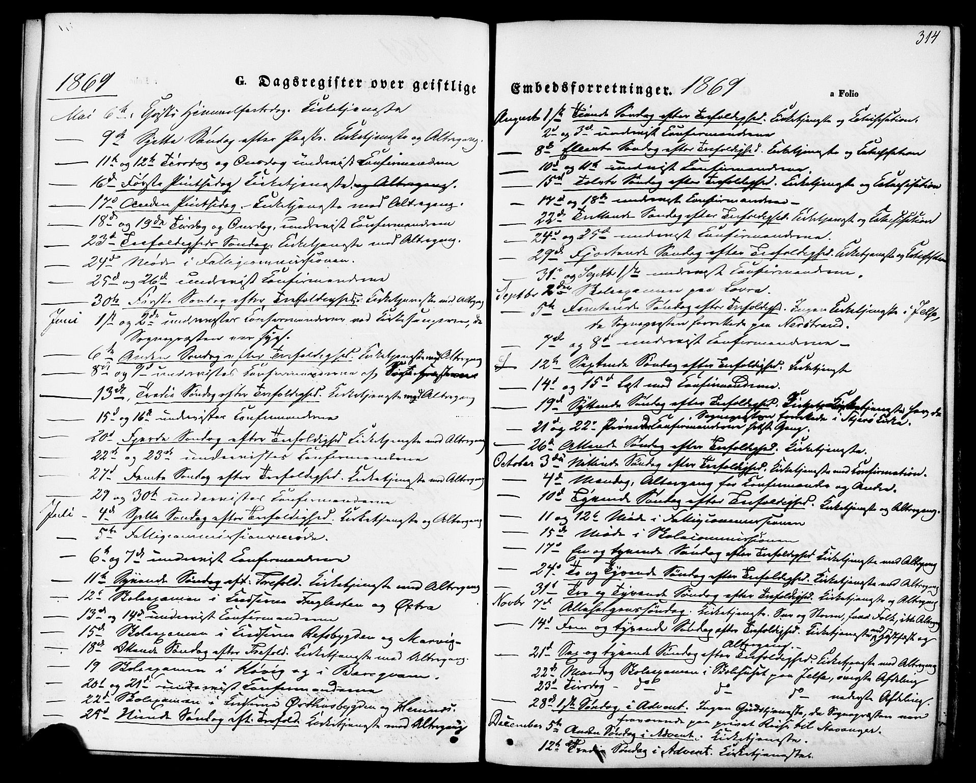 Jelsa sokneprestkontor, AV/SAST-A-101842/01/IV: Ministerialbok nr. A 8, 1867-1883, s. 314