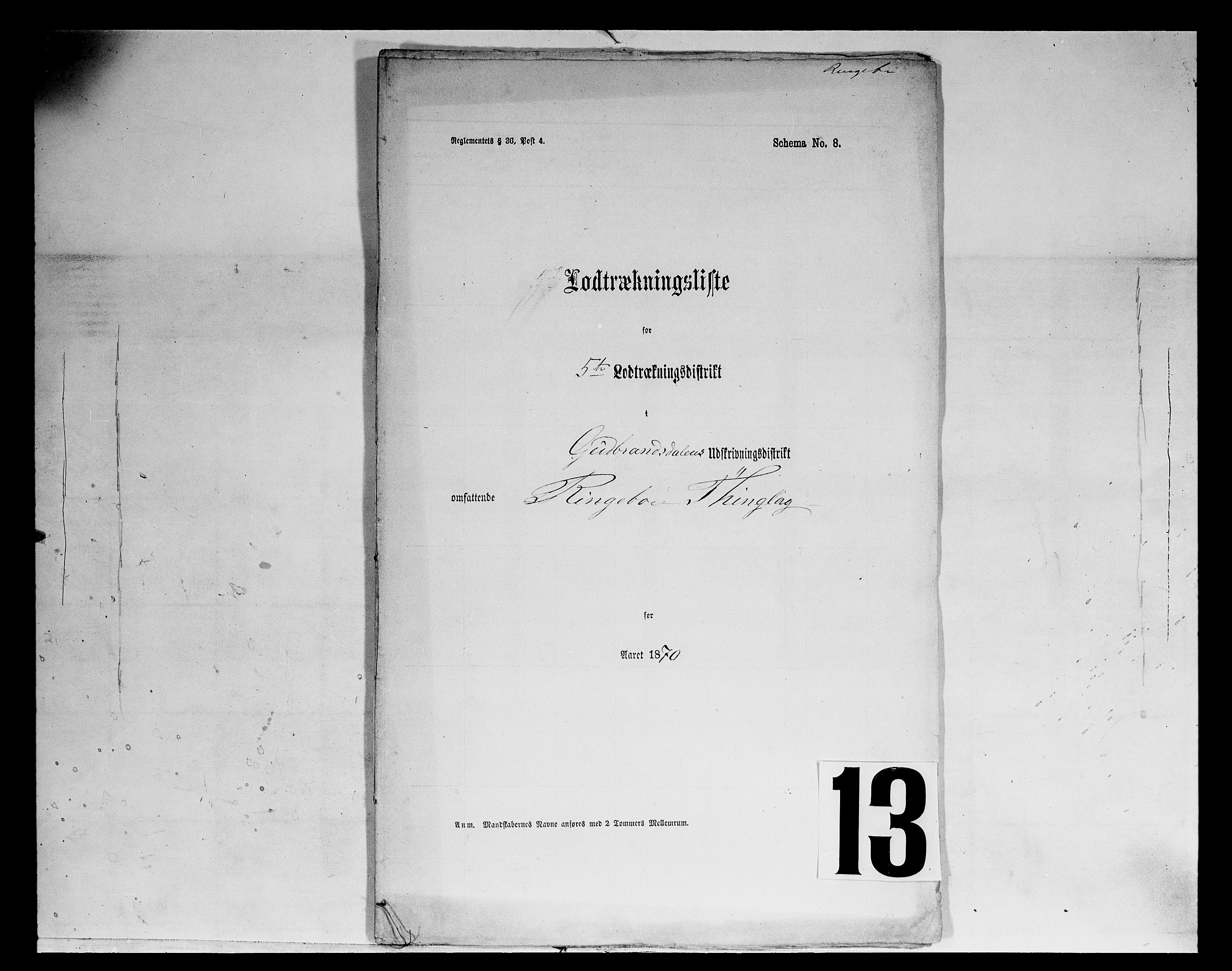 Fylkesmannen i Oppland, SAH/FYO-002/1/K/Kg/L1173: Ringebu og Øyer, 1860-1879, s. 256