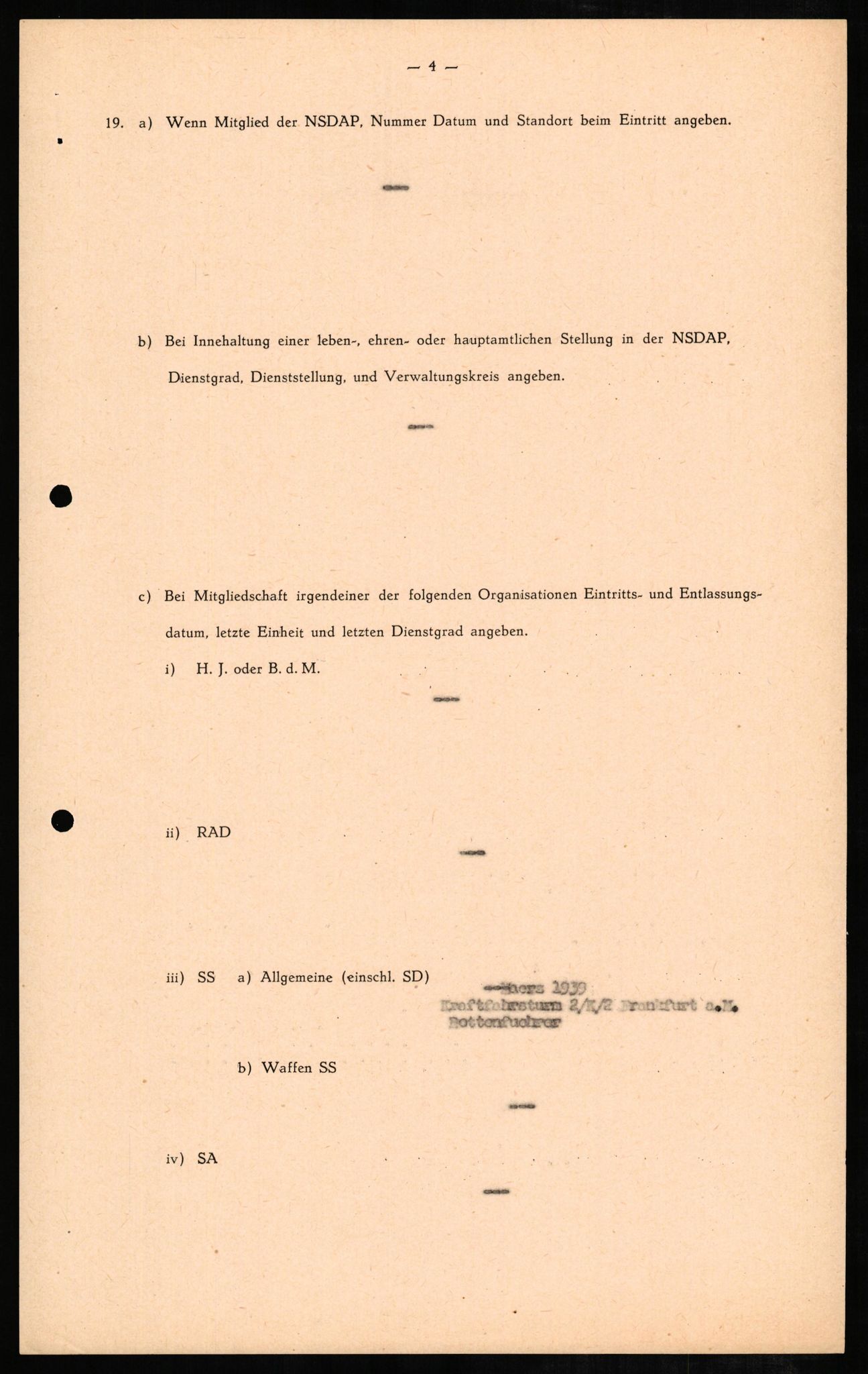 Forsvaret, Forsvarets overkommando II, AV/RA-RAFA-3915/D/Db/L0007: CI Questionaires. Tyske okkupasjonsstyrker i Norge. Tyskere., 1945-1946, s. 332