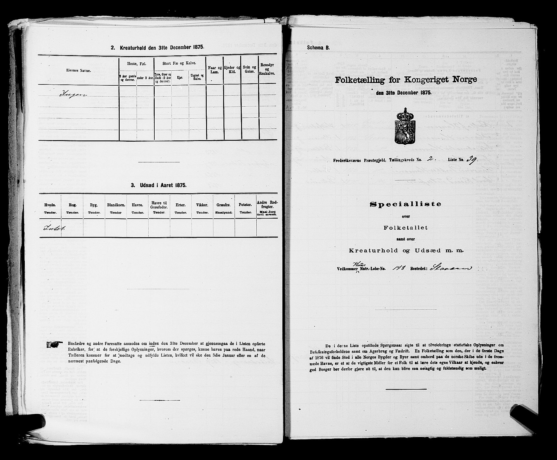 SAKO, Folketelling 1875 for 0798P Fredriksvern prestegjeld, 1875, s. 194