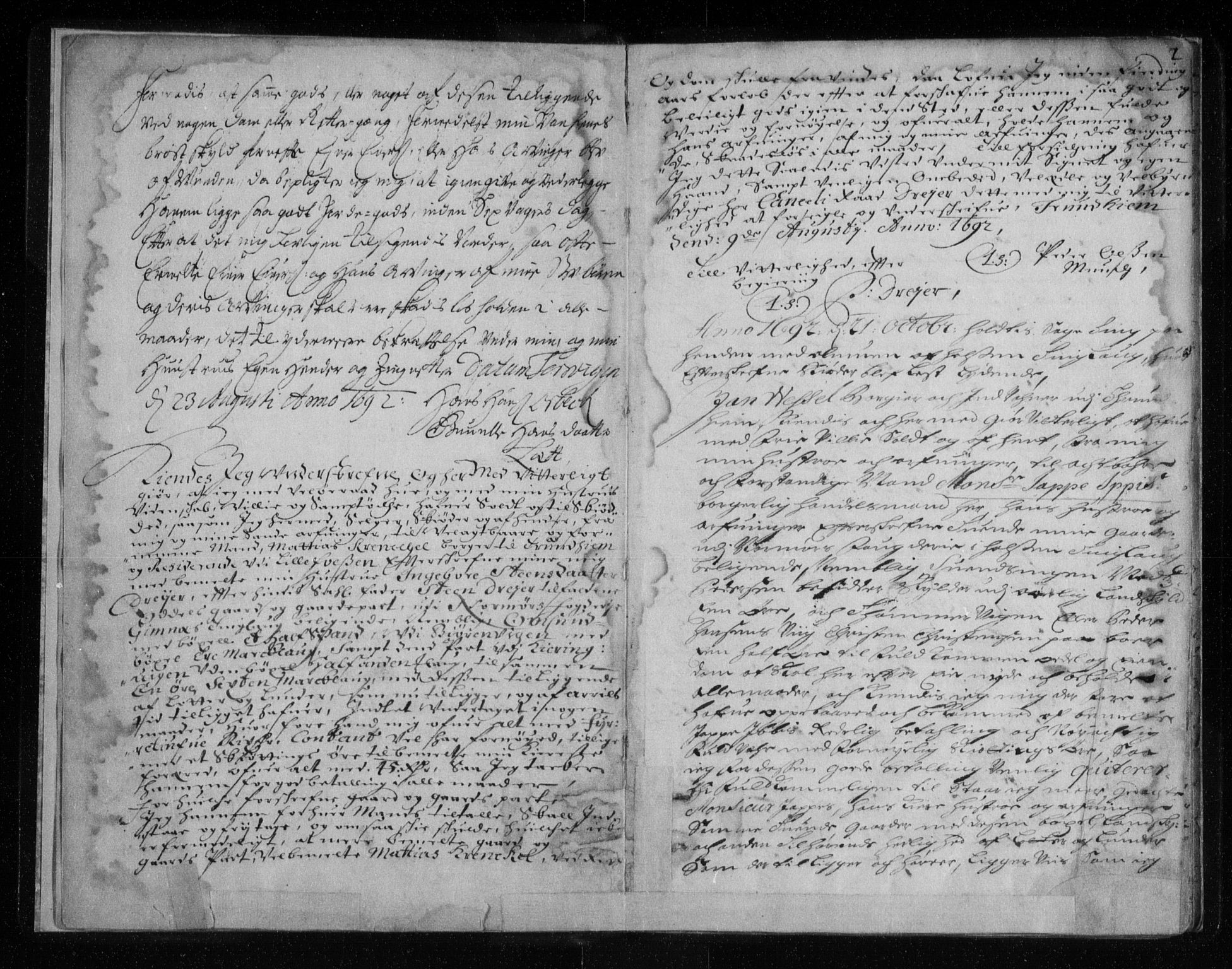 Nordmøre sorenskriveri, SAT/A-4132/1/2/2Ca/L0001: Pantebok nr. A, 1692-1698, s. 2