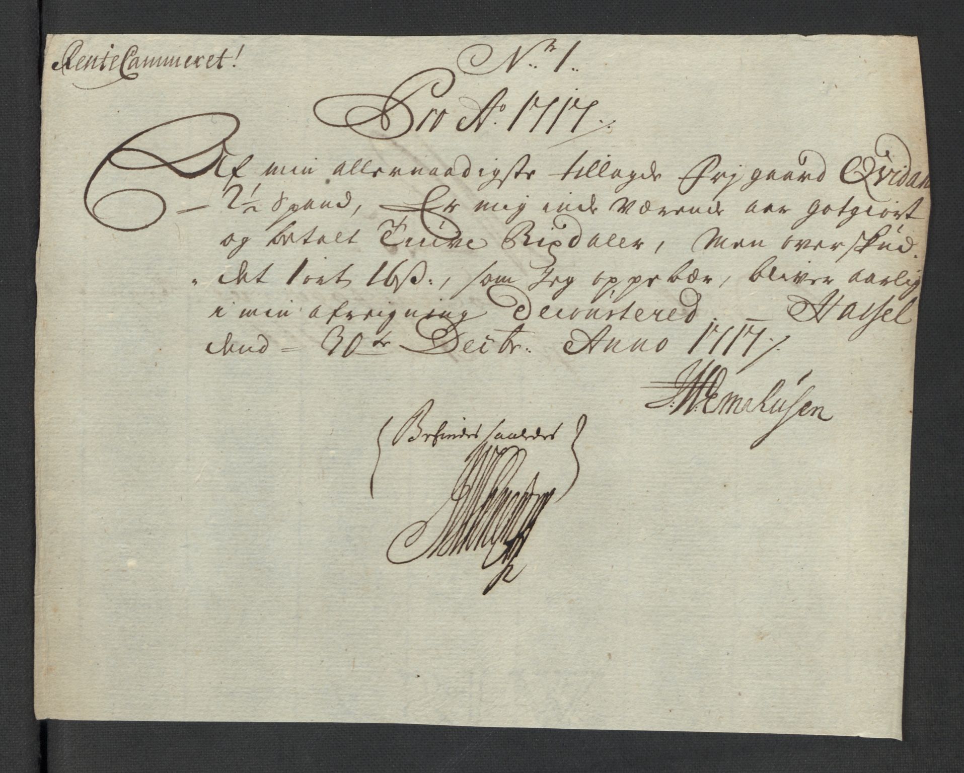 Rentekammeret inntil 1814, Reviderte regnskaper, Fogderegnskap, AV/RA-EA-4092/R57/L3865: Fogderegnskap Fosen, 1717, s. 195