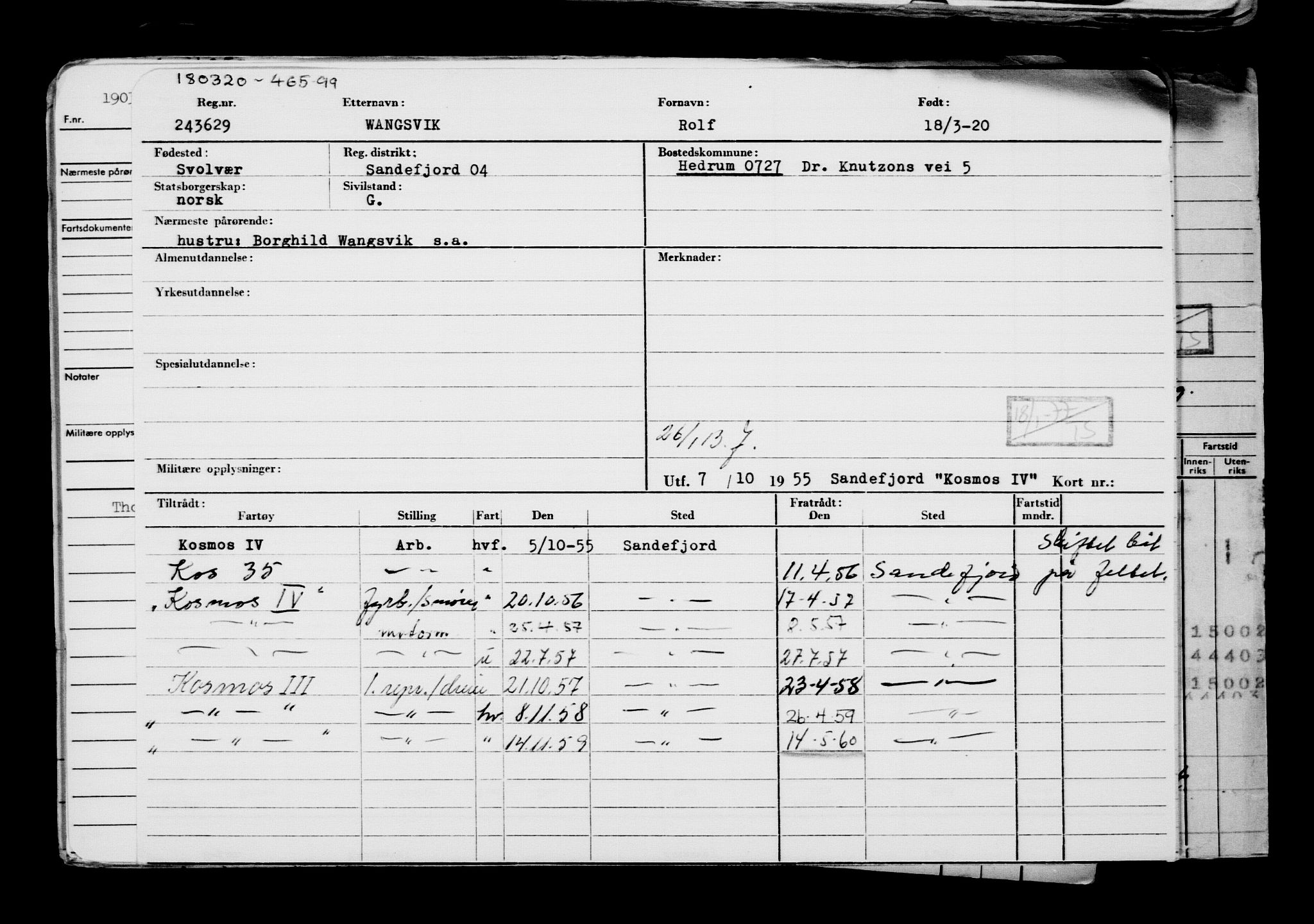 Direktoratet for sjømenn, AV/RA-S-3545/G/Gb/L0178: Hovedkort, 1920, s. 403