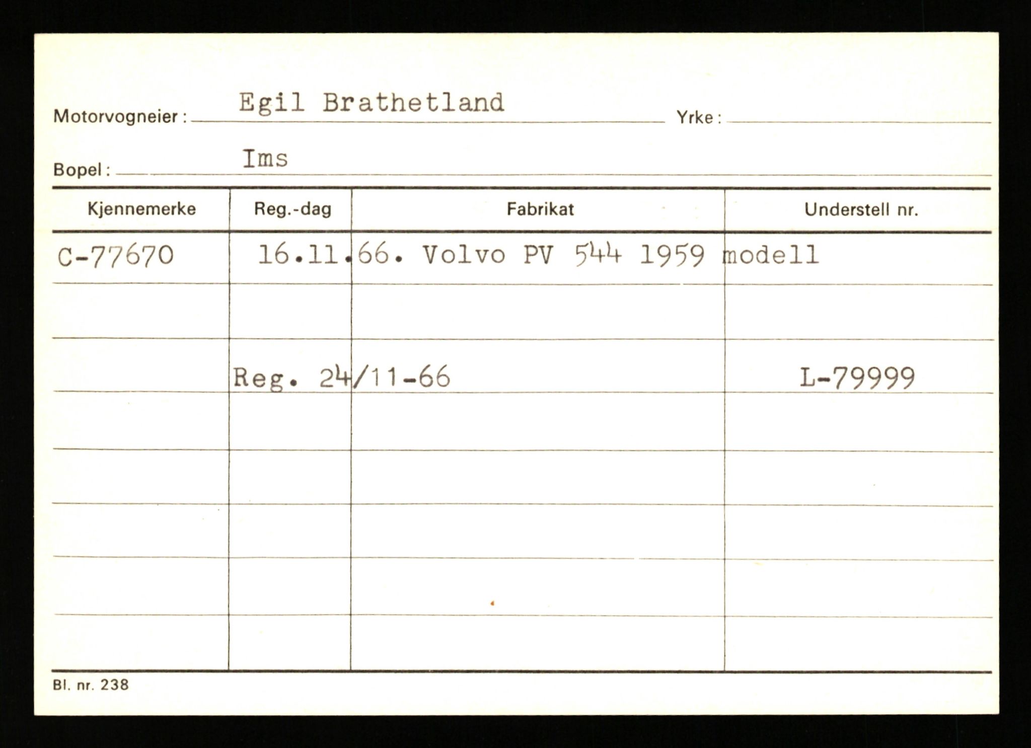 Stavanger trafikkstasjon, AV/SAST-A-101942/0/G/L0008: Registreringsnummer: 67519 - 84533, 1930-1971, s. 1323