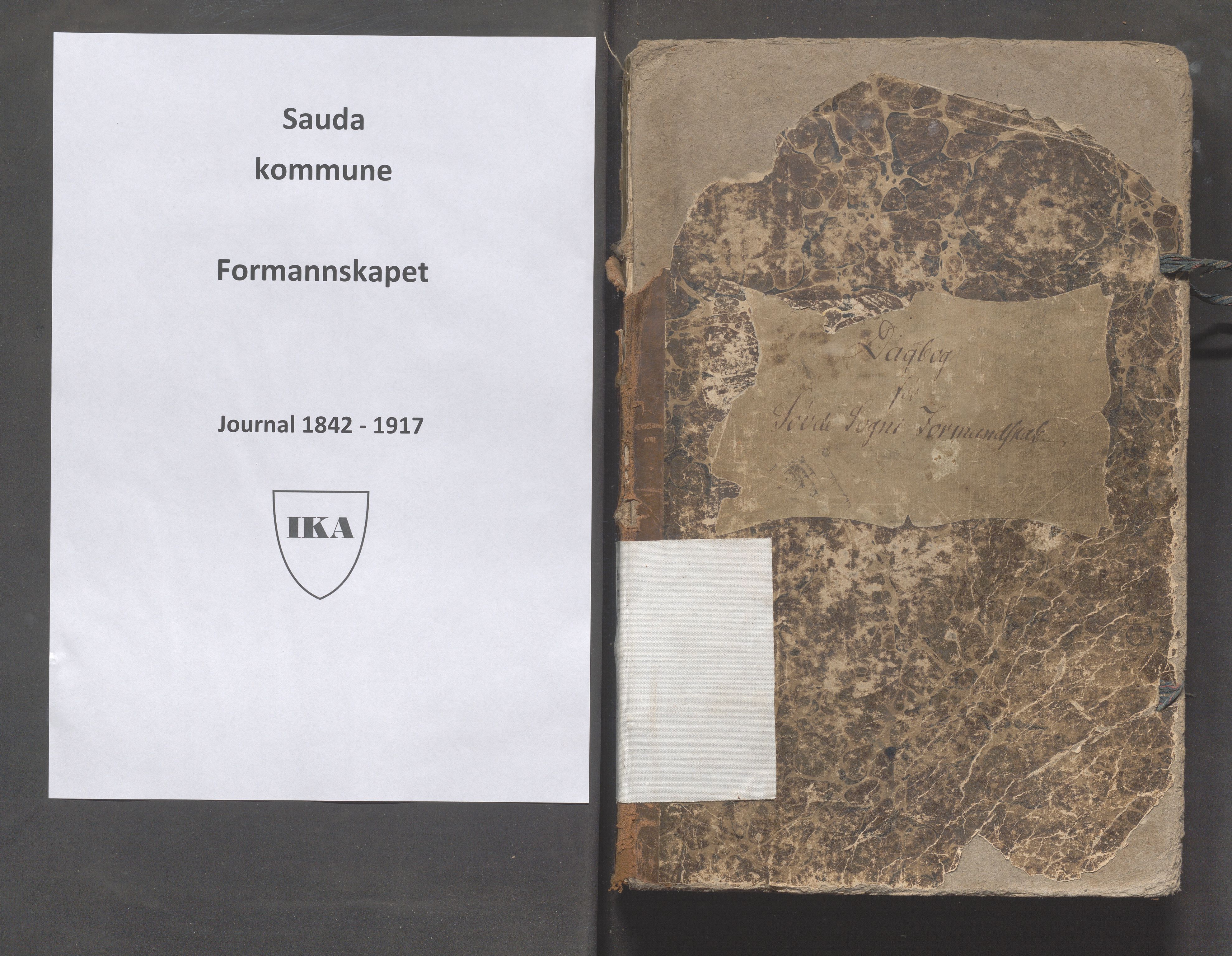 Sauda kommune - Formannskapet/sentraladministrasjonen, IKAR/K-100597/C/Ca/L0001: Brevjournal, 1842-1917