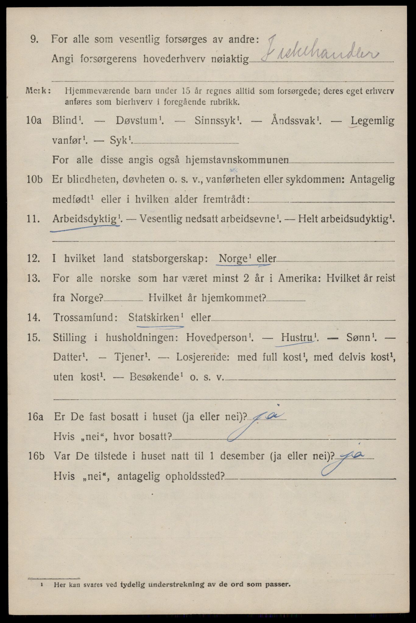 SAST, Folketelling 1920 for 1126 Hetland herred, 1920, s. 10154