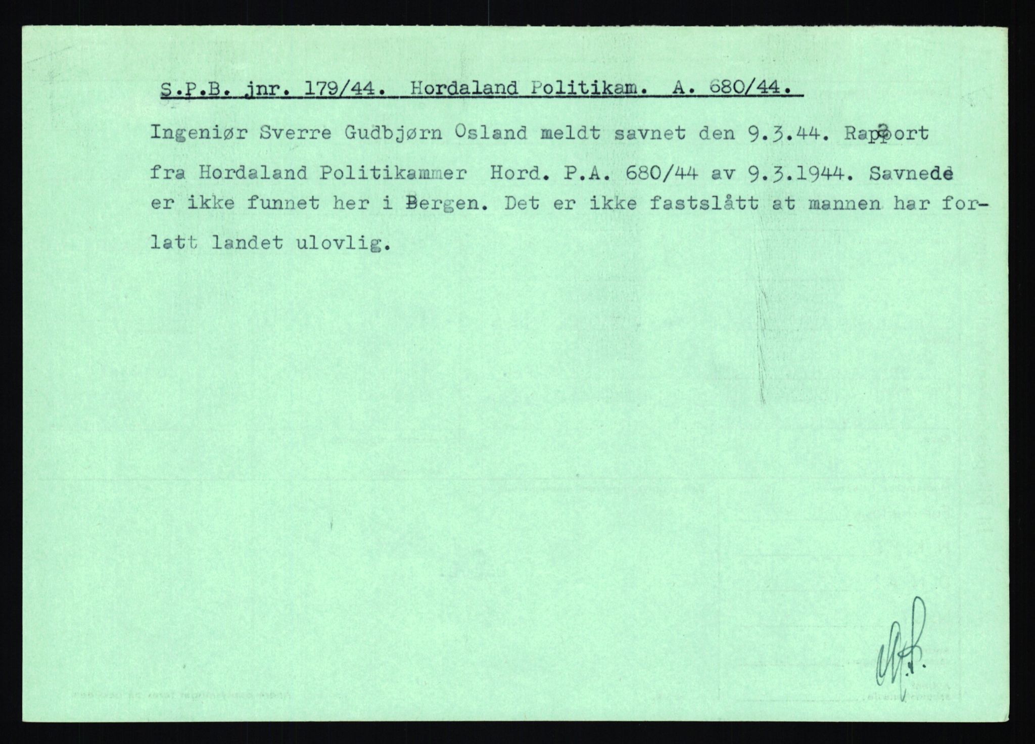 Statspolitiet - Hovedkontoret / Osloavdelingen, AV/RA-S-1329/C/Ca/L0012: Oanæs - Quistgaard	, 1943-1945, s. 2351