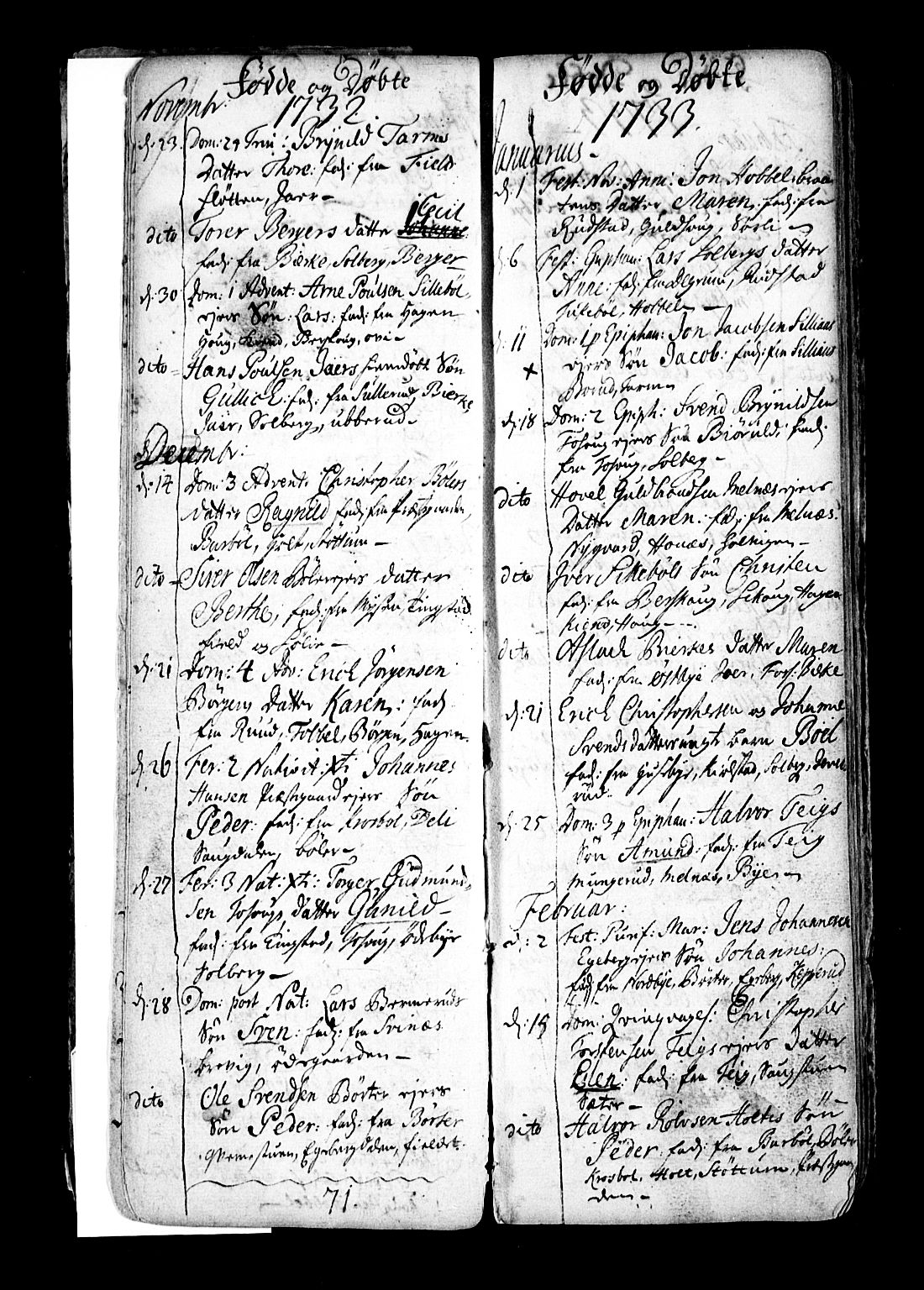 Enebakk prestekontor Kirkebøker, AV/SAO-A-10171c/F/Fa/L0001: Ministerialbok nr. I 1, 1719-1754