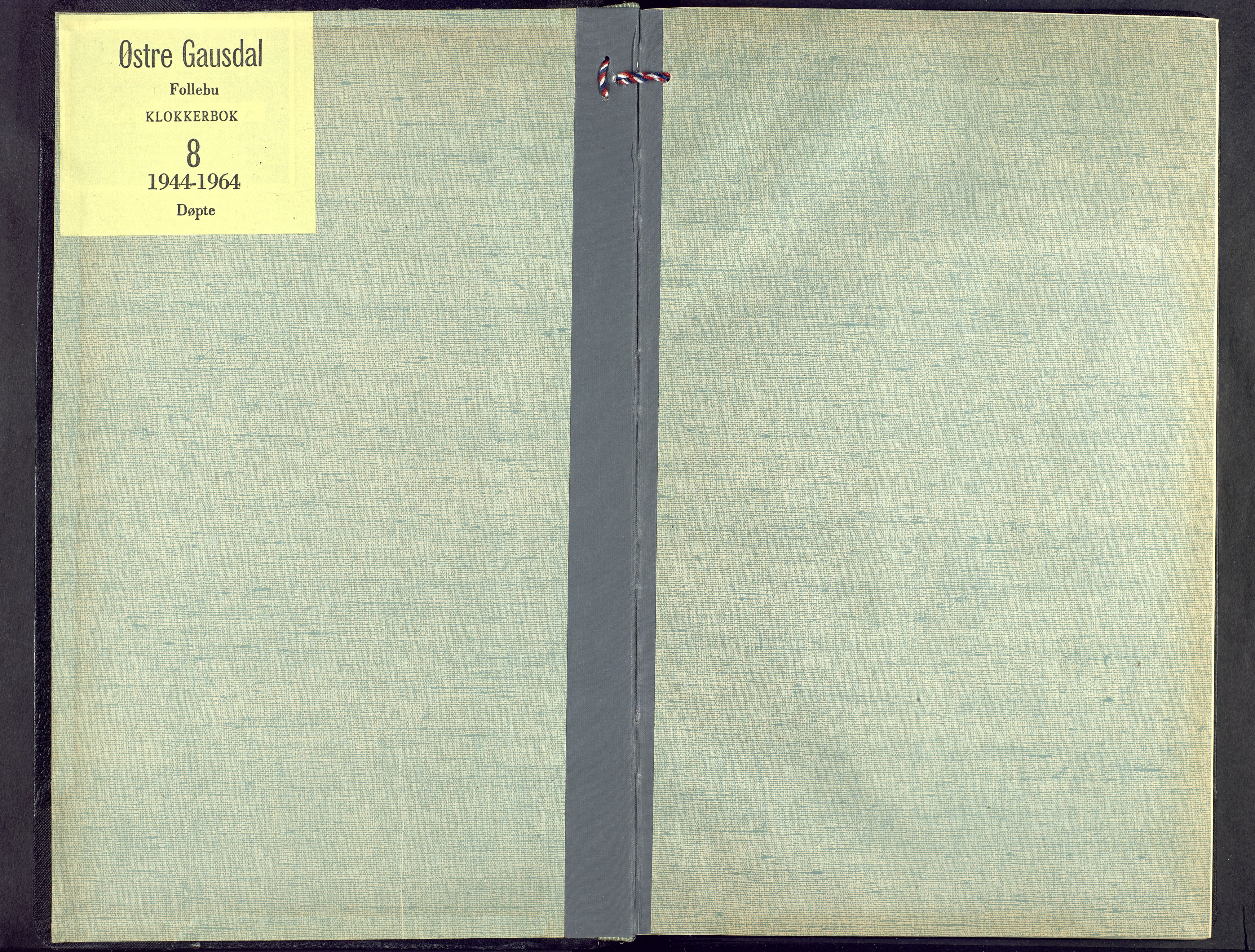 Østre Gausdal prestekontor, AV/SAH-PREST-092/H/Ha/Hab/L0008: Klokkerbok nr. 8, 1944-1964