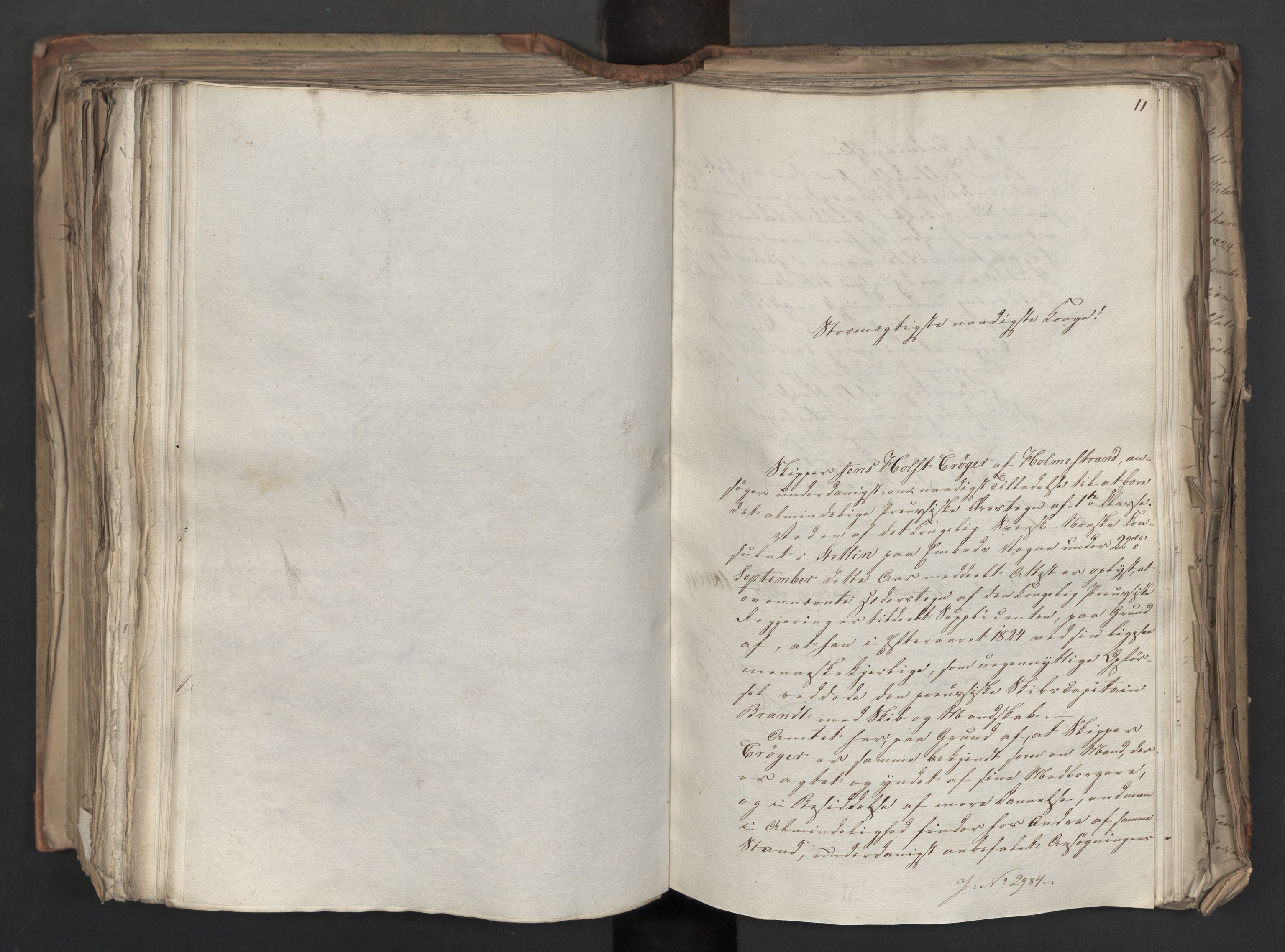 Statsrådsavdelingen i Stockholm, AV/RA-S-1003/D/Da/L0044: Regjeringsinnstillinger nr. 2846-3066, 1825, s. 398