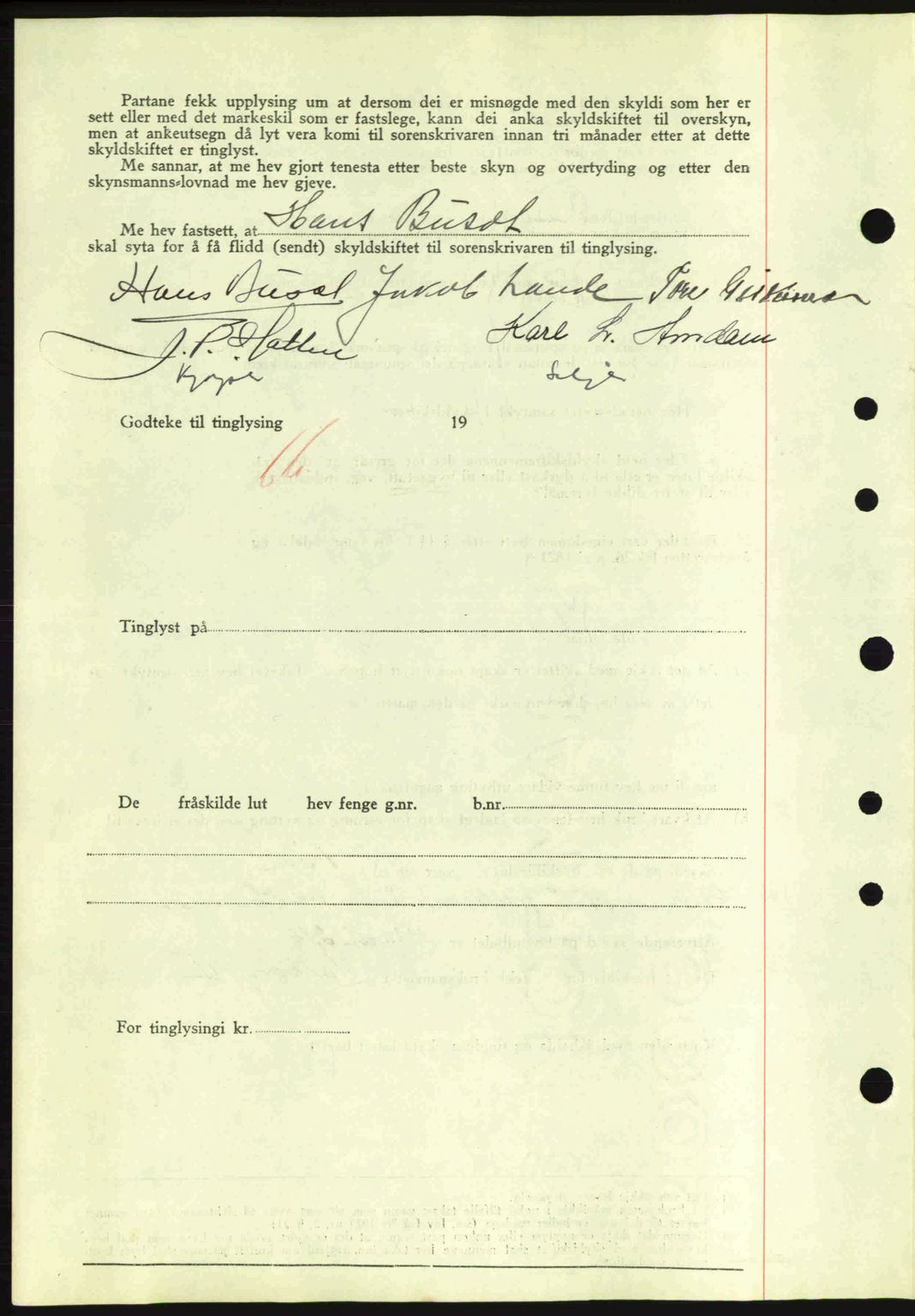 Nordre Sunnmøre sorenskriveri, AV/SAT-A-0006/1/2/2C/2Ca: Pantebok nr. A9, 1940-1940, Dagboknr: 1150/1940