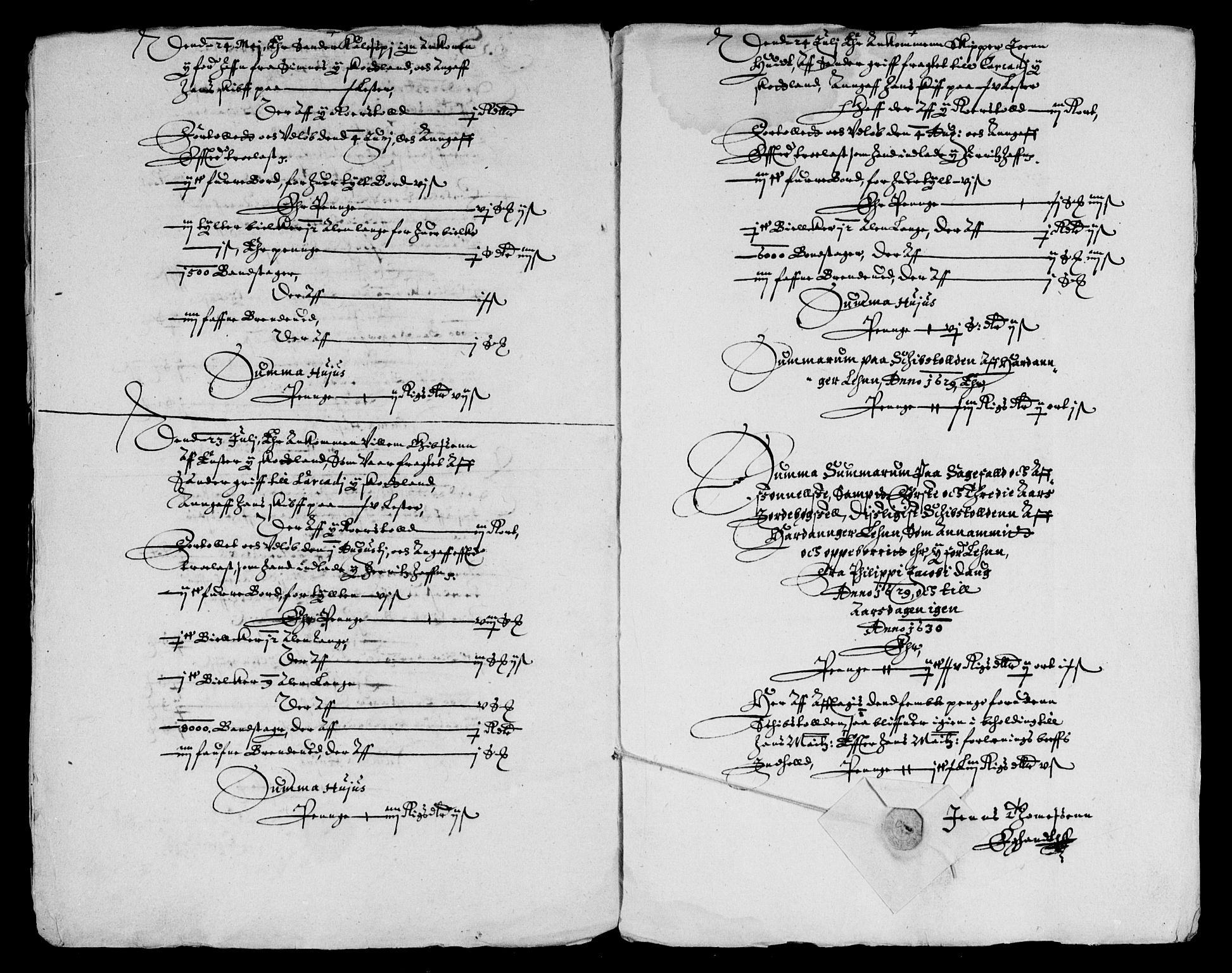 Rentekammeret inntil 1814, Reviderte regnskaper, Lensregnskaper, AV/RA-EA-5023/R/Rb/Rbu/L0004: Hardanger og Halsnøy kloster len, 1626-1632