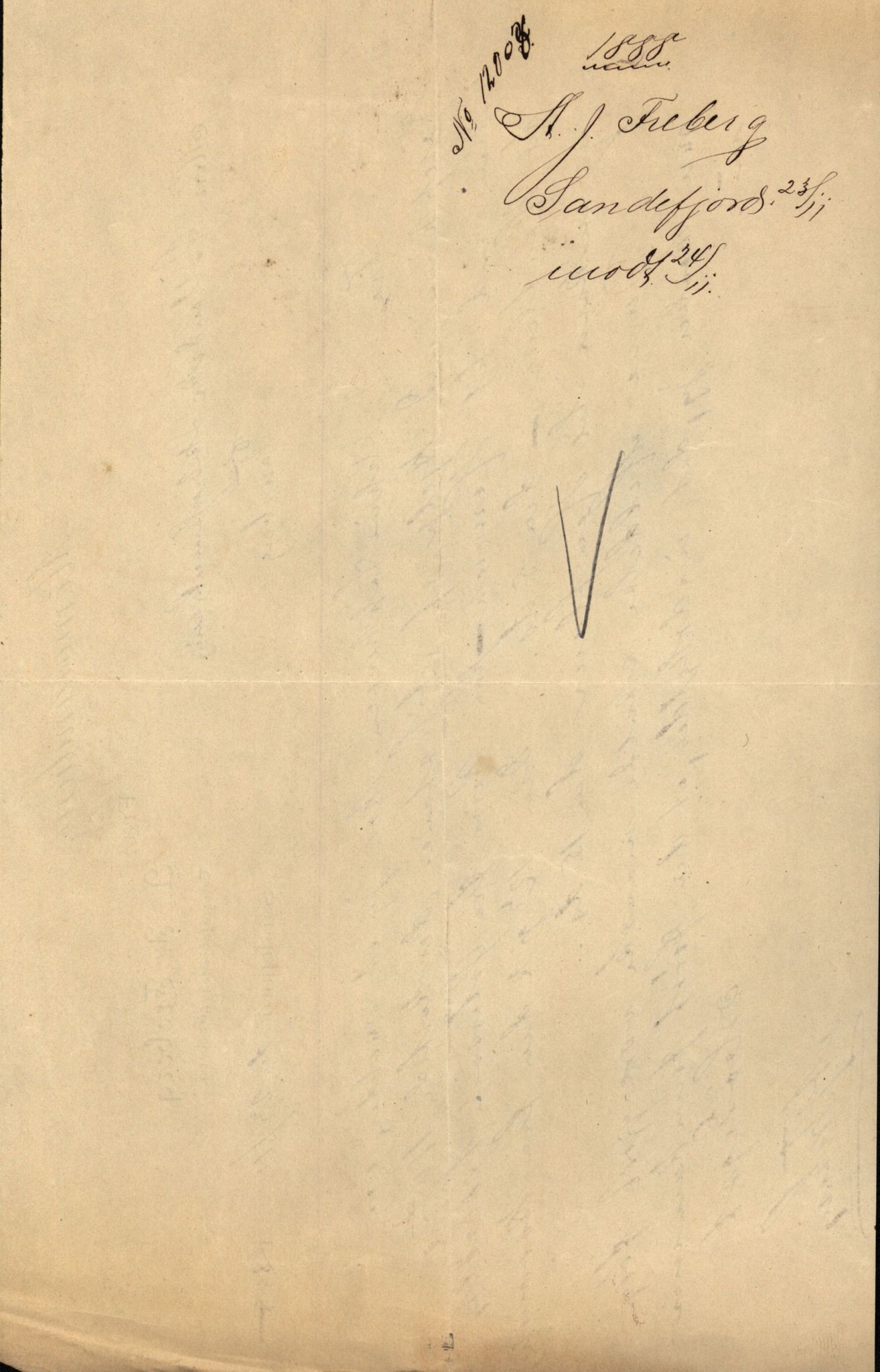 Pa 63 - Østlandske skibsassuranceforening, VEMU/A-1079/G/Ga/L0021/0004: Havaridokumenter / India, Jacbez, Jarlsberg, Kong Carl, Josephine, 1888, s. 61