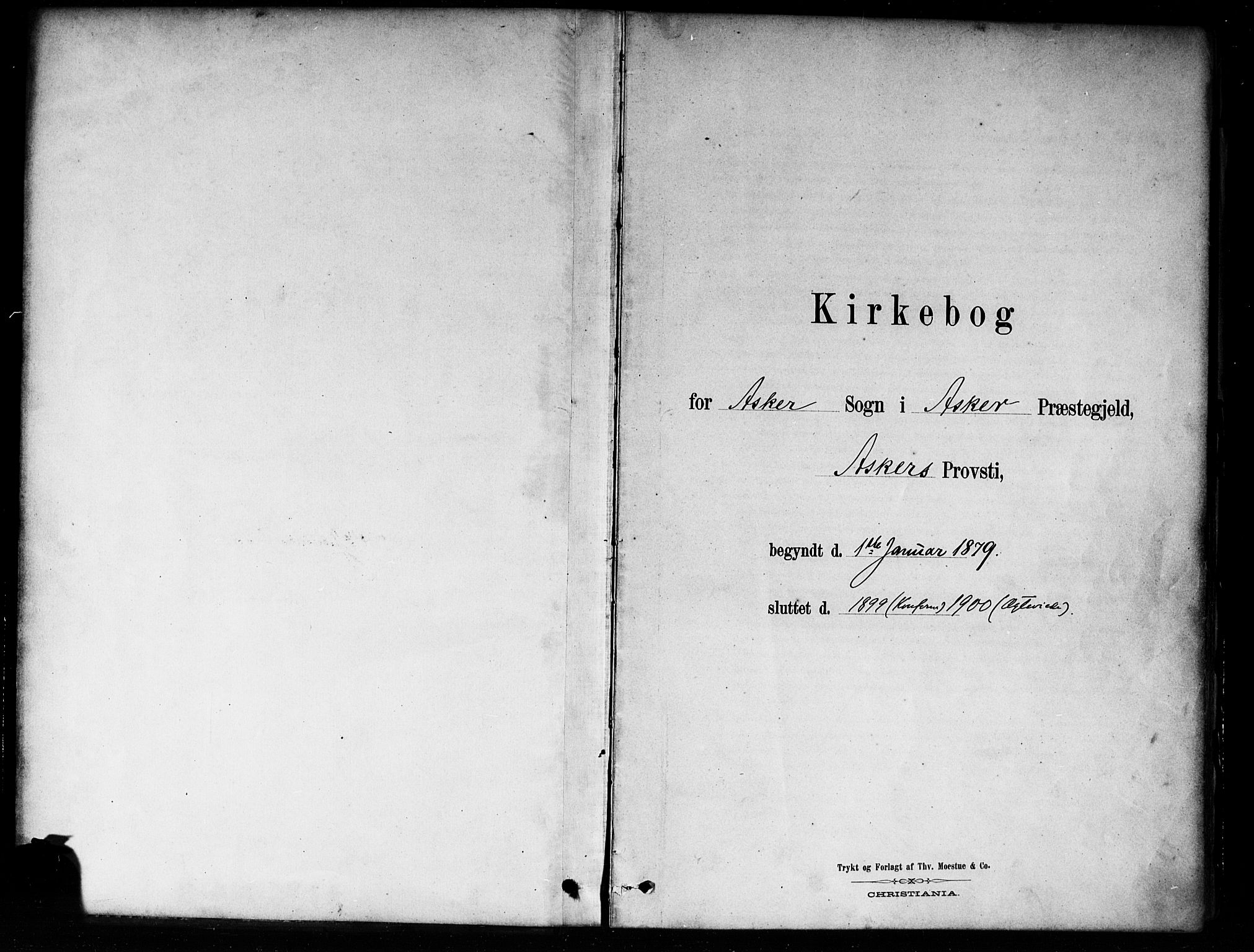 Asker prestekontor Kirkebøker, SAO/A-10256a/F/Fa/L0014: Ministerialbok nr. I 14, 1879-1900