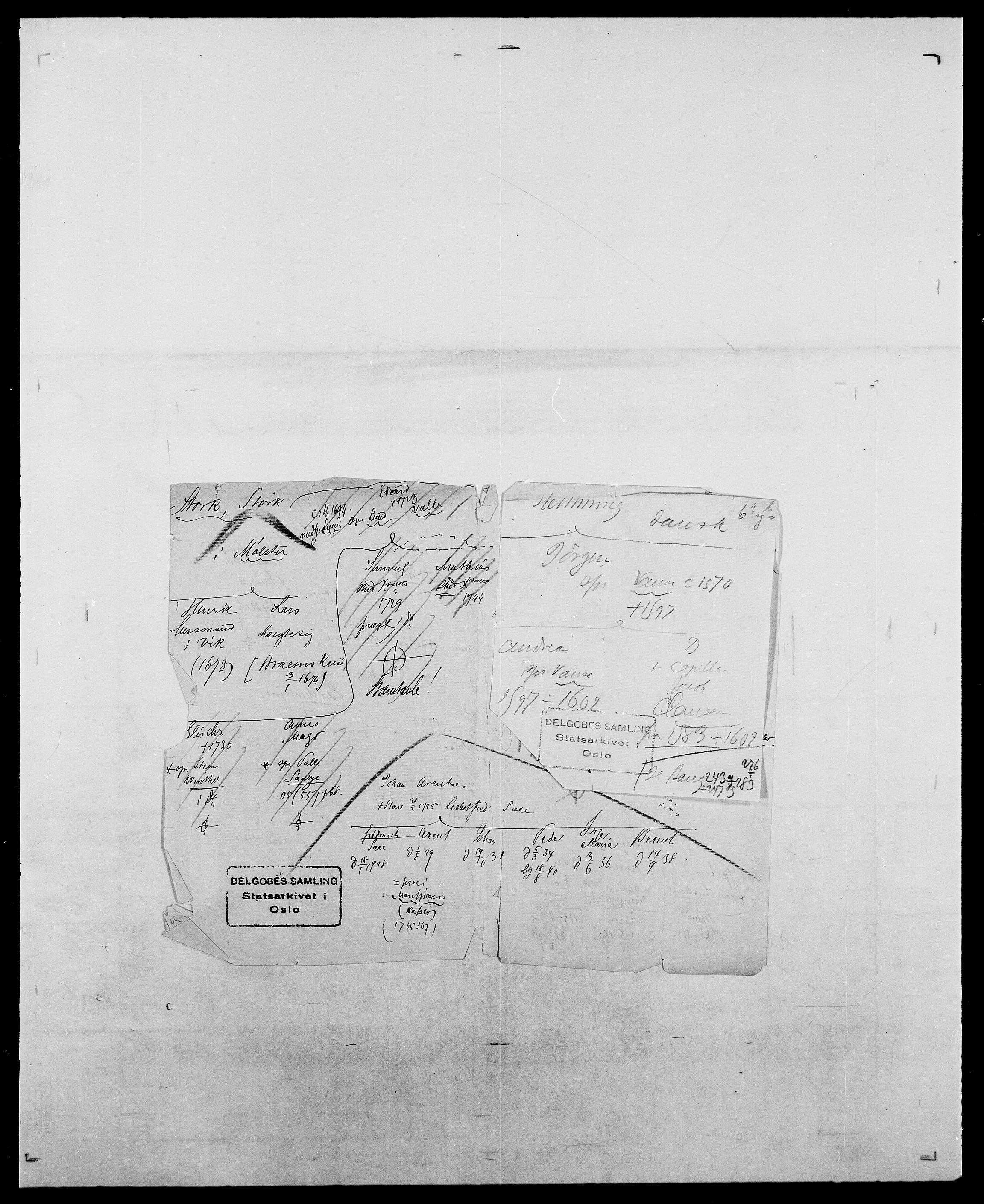 Delgobe, Charles Antoine - samling, SAO/PAO-0038/D/Da/L0037: Steen, Sthen, Stein - Svare, Svanige, Svanne, se også Svanning og Schwane, s. 473