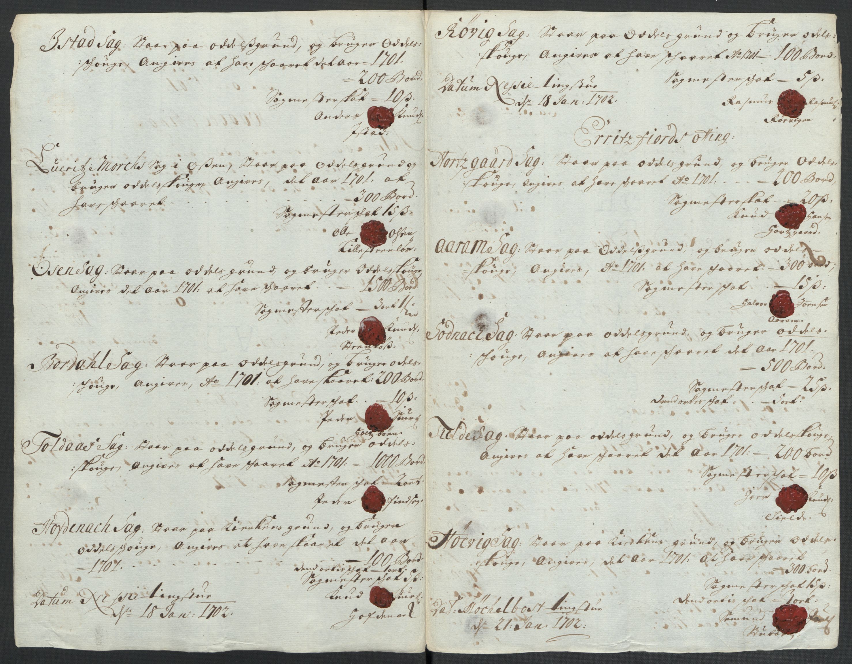 Rentekammeret inntil 1814, Reviderte regnskaper, Fogderegnskap, RA/EA-4092/R55/L3655: Fogderegnskap Romsdal, 1701-1702, s. 75
