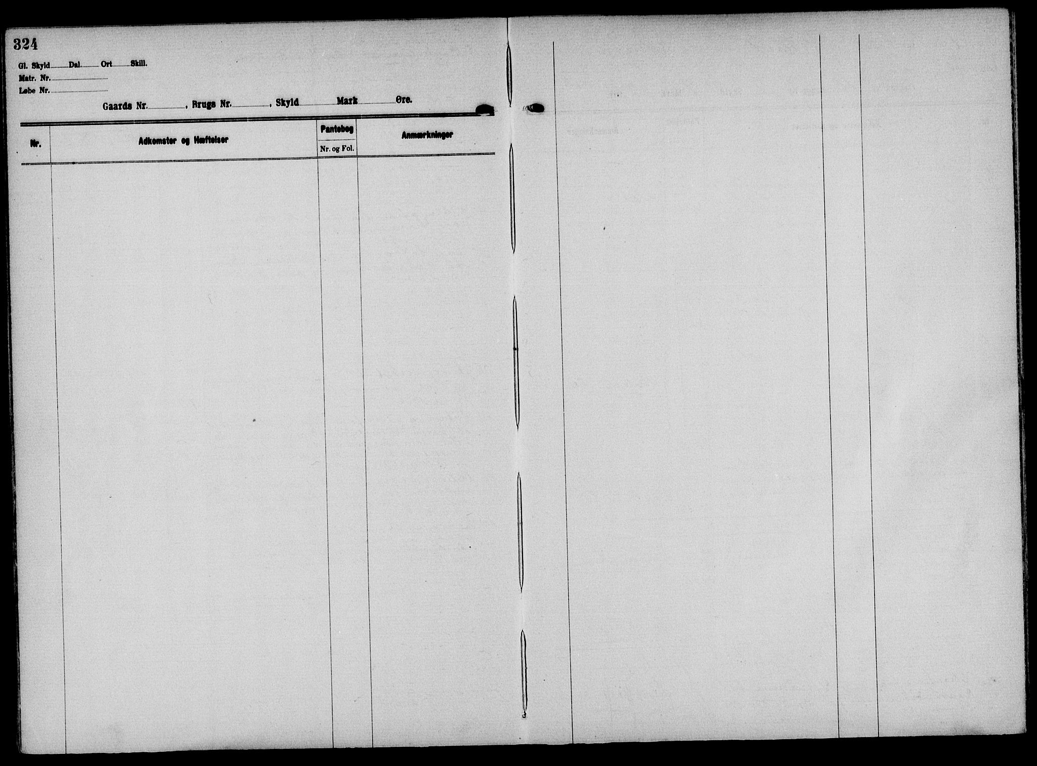 Solør tingrett, AV/SAH-TING-008/H/Ha/Hak/L0001: Panteregister nr. I, 1900-1935, s. 324