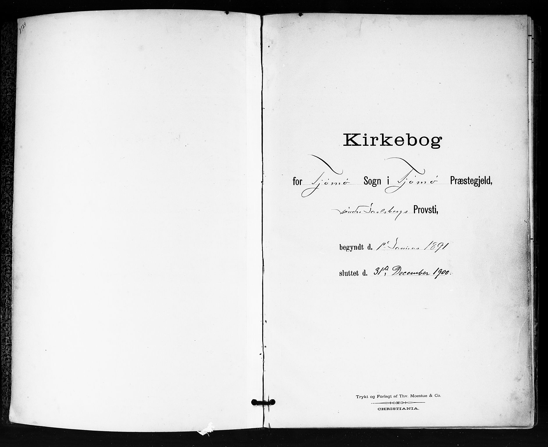 Tjøme kirkebøker, AV/SAKO-A-328/F/Fa/L0003: Ministerialbok nr. I 3, 1891-1900