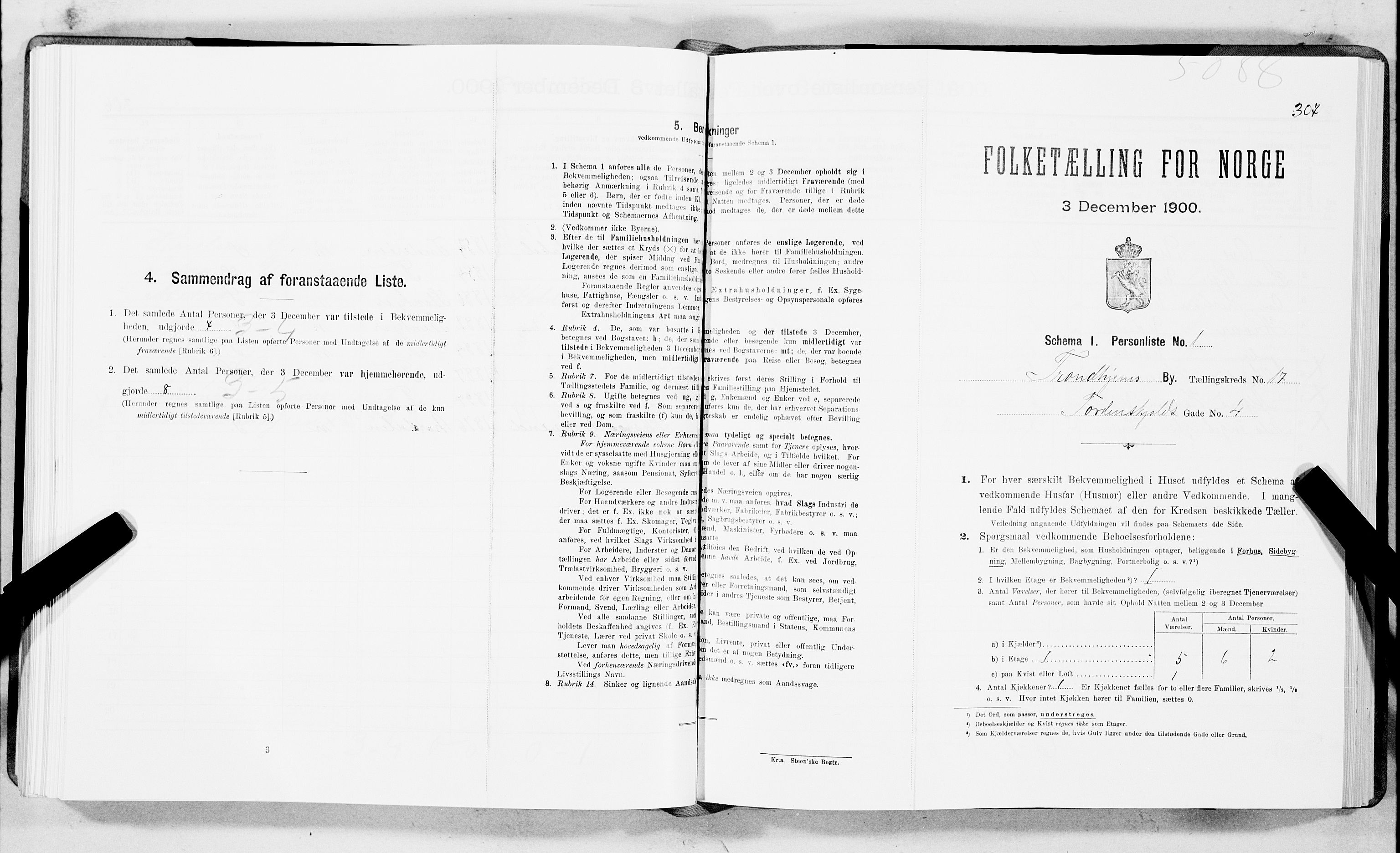 SAT, Folketelling 1900 for 1601 Trondheim kjøpstad, 1900, s. 2846