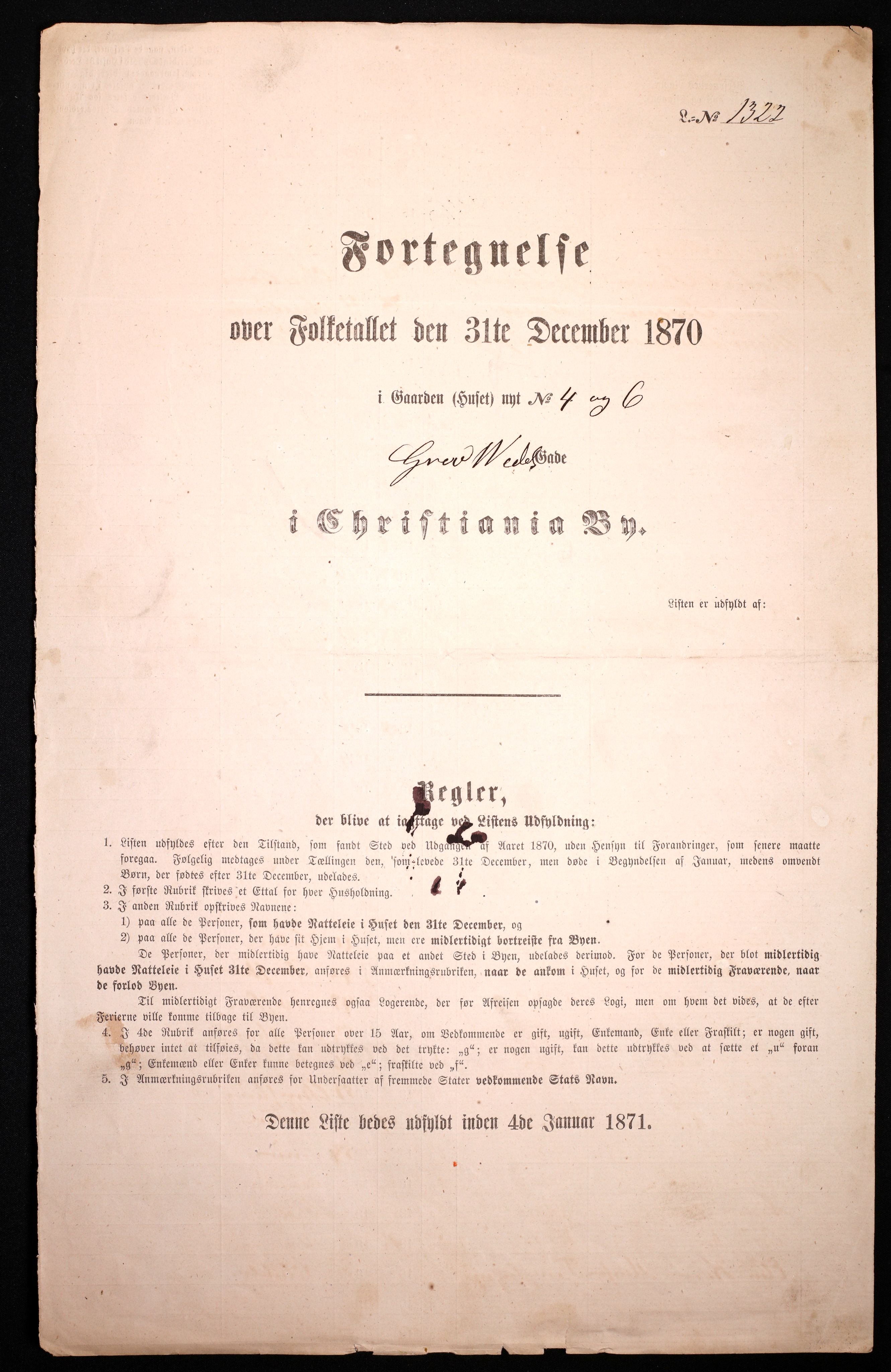 RA, Folketelling 1870 for 0301 Kristiania kjøpstad, 1870, s. 1114