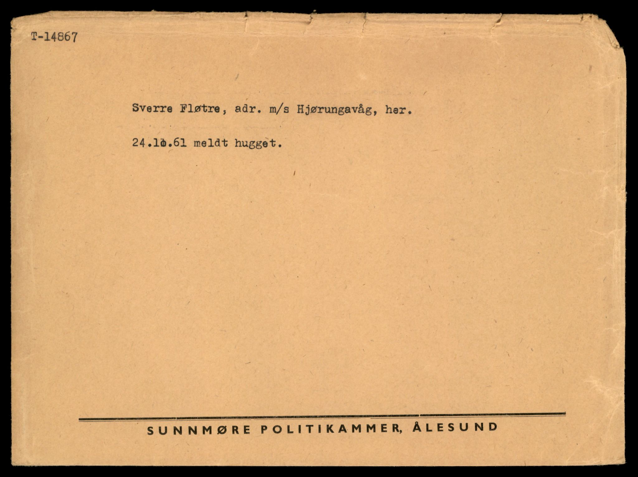 Møre og Romsdal vegkontor - Ålesund trafikkstasjon, AV/SAT-A-4099/F/Fe/L0049: Registreringskort for kjøretøy T 14864 - T 18613, 1927-1998, s. 65