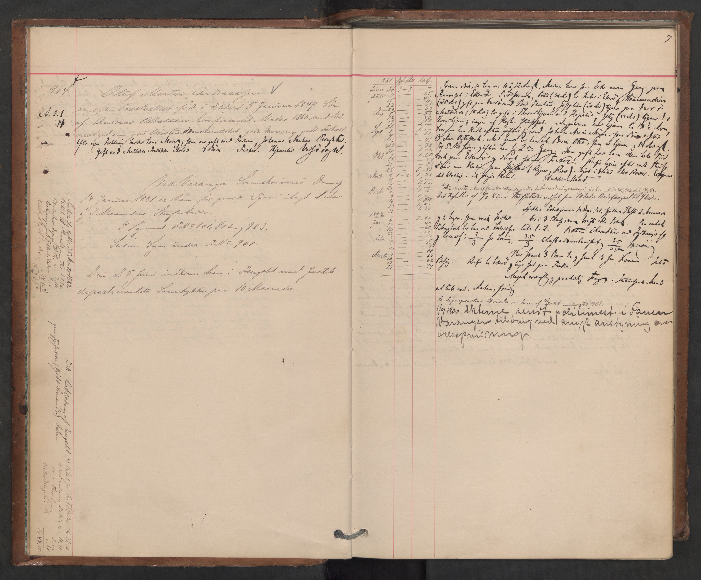 Botsfengslet, AV/RA-S-1539/D/Db/Dbb/L0020: 898f - 195g, 1881-1882, s. 7