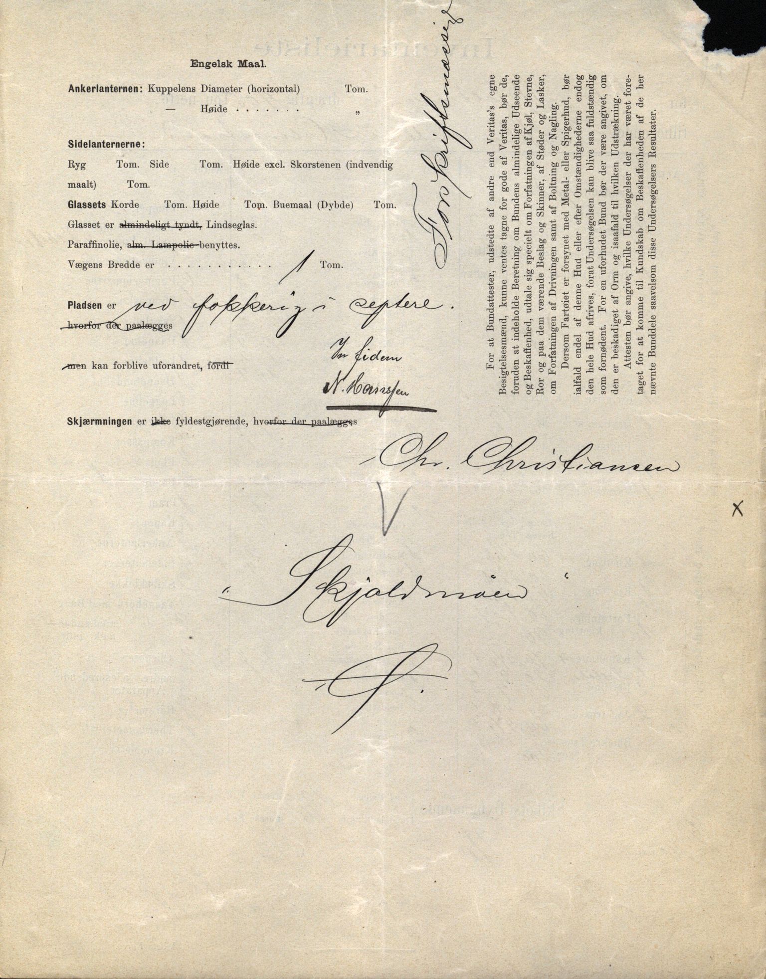 Pa 63 - Østlandske skibsassuranceforening, VEMU/A-1079/G/Ga/L0030/0008: Havaridokumenter / Skjoldmoen, Dalerne, Union, 1894, s. 5