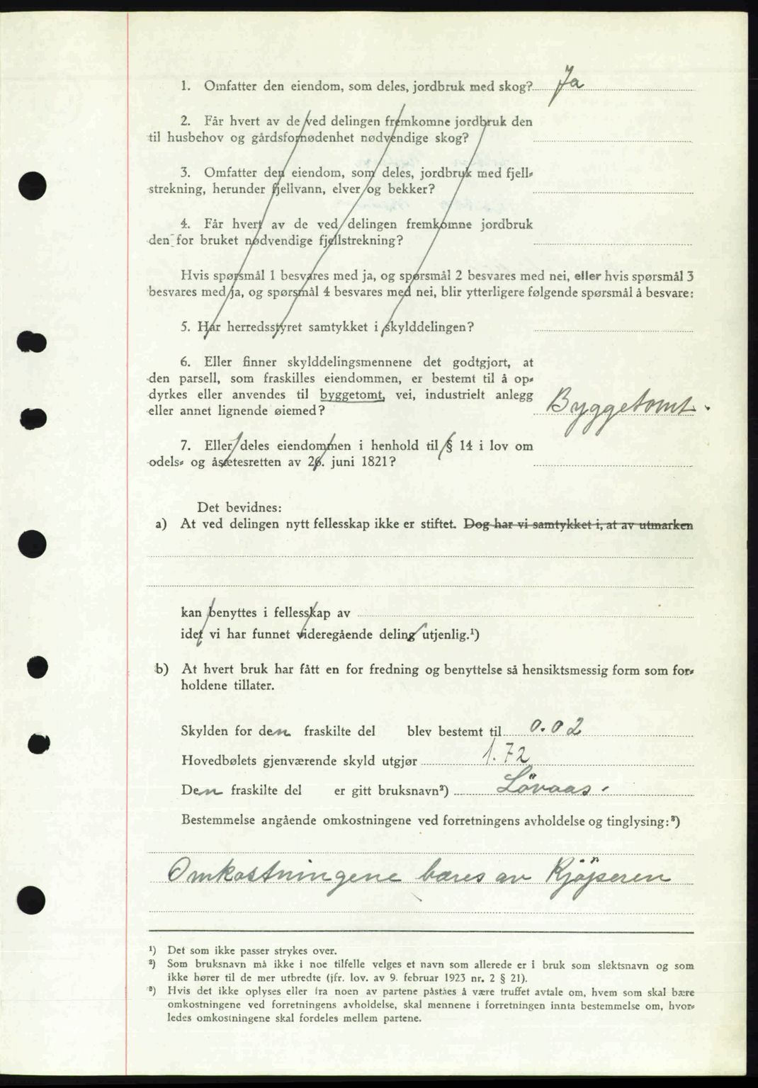 Nedenes sorenskriveri, AV/SAK-1221-0006/G/Gb/Gba/L0054: Pantebok nr. A6c, 1946-1946, Dagboknr: 602/1946