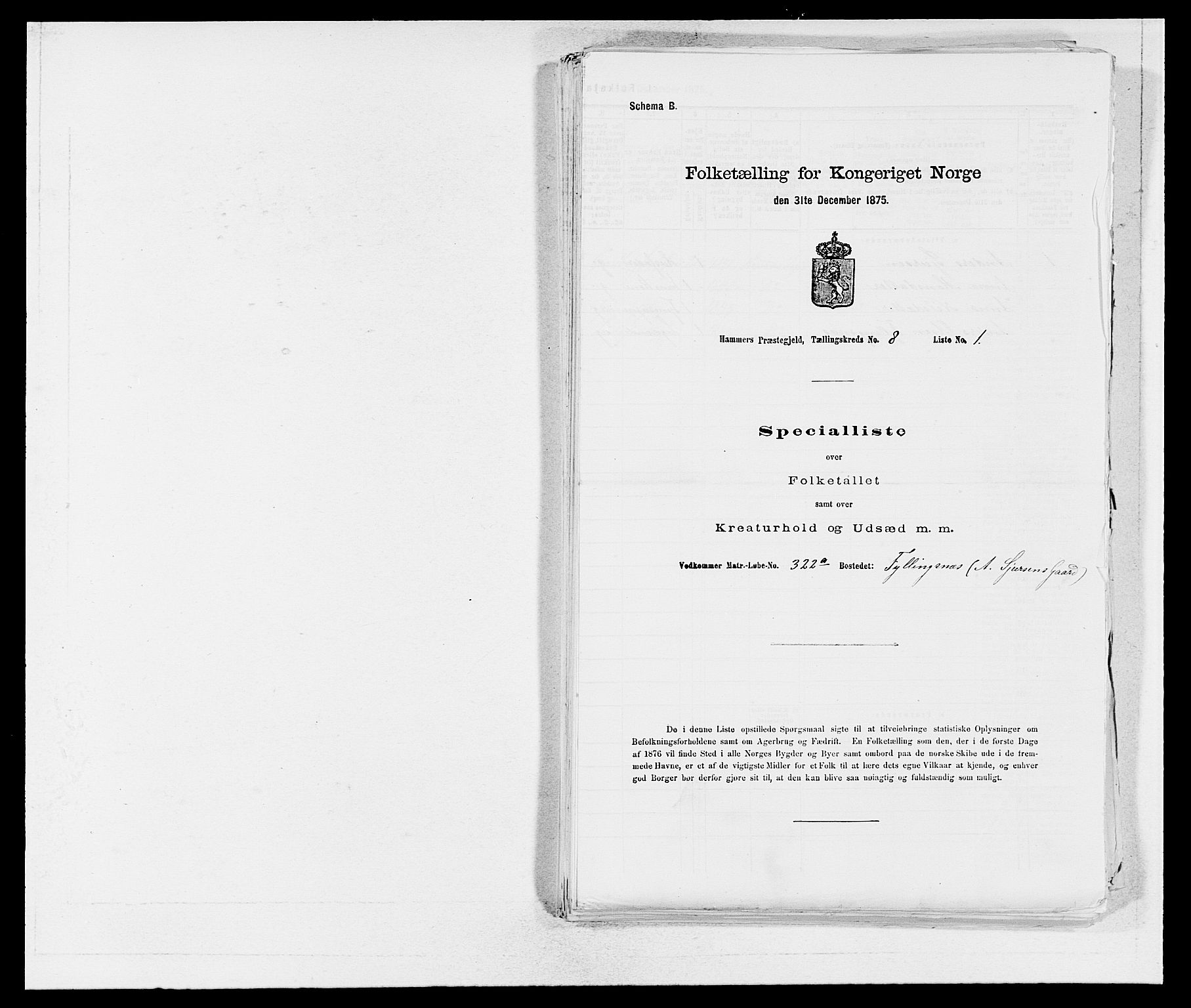 SAB, Folketelling 1875 for 1254P Hamre prestegjeld, 1875, s. 1013