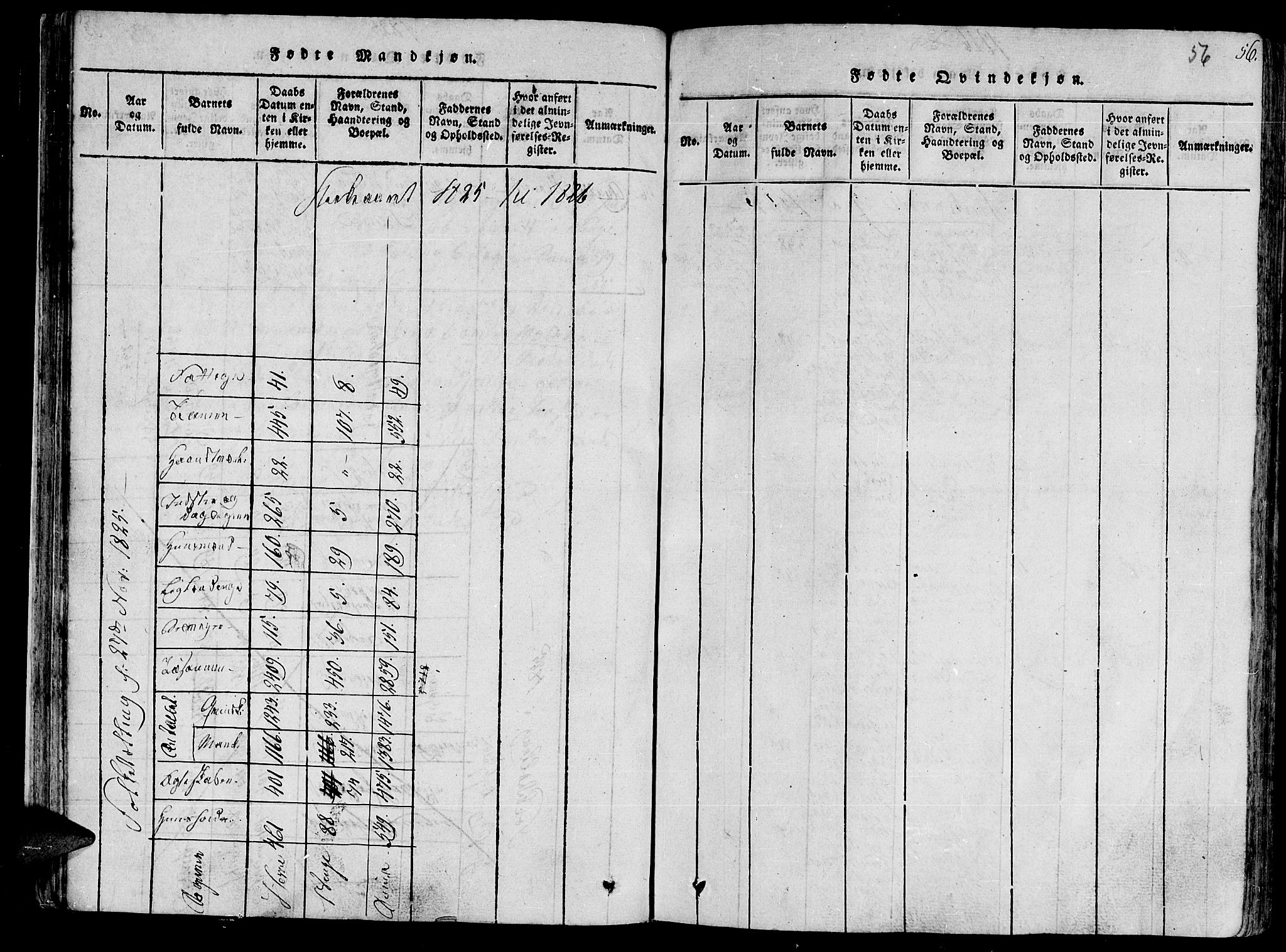 Ministerialprotokoller, klokkerbøker og fødselsregistre - Sør-Trøndelag, SAT/A-1456/630/L0491: Ministerialbok nr. 630A04, 1818-1830, s. 56