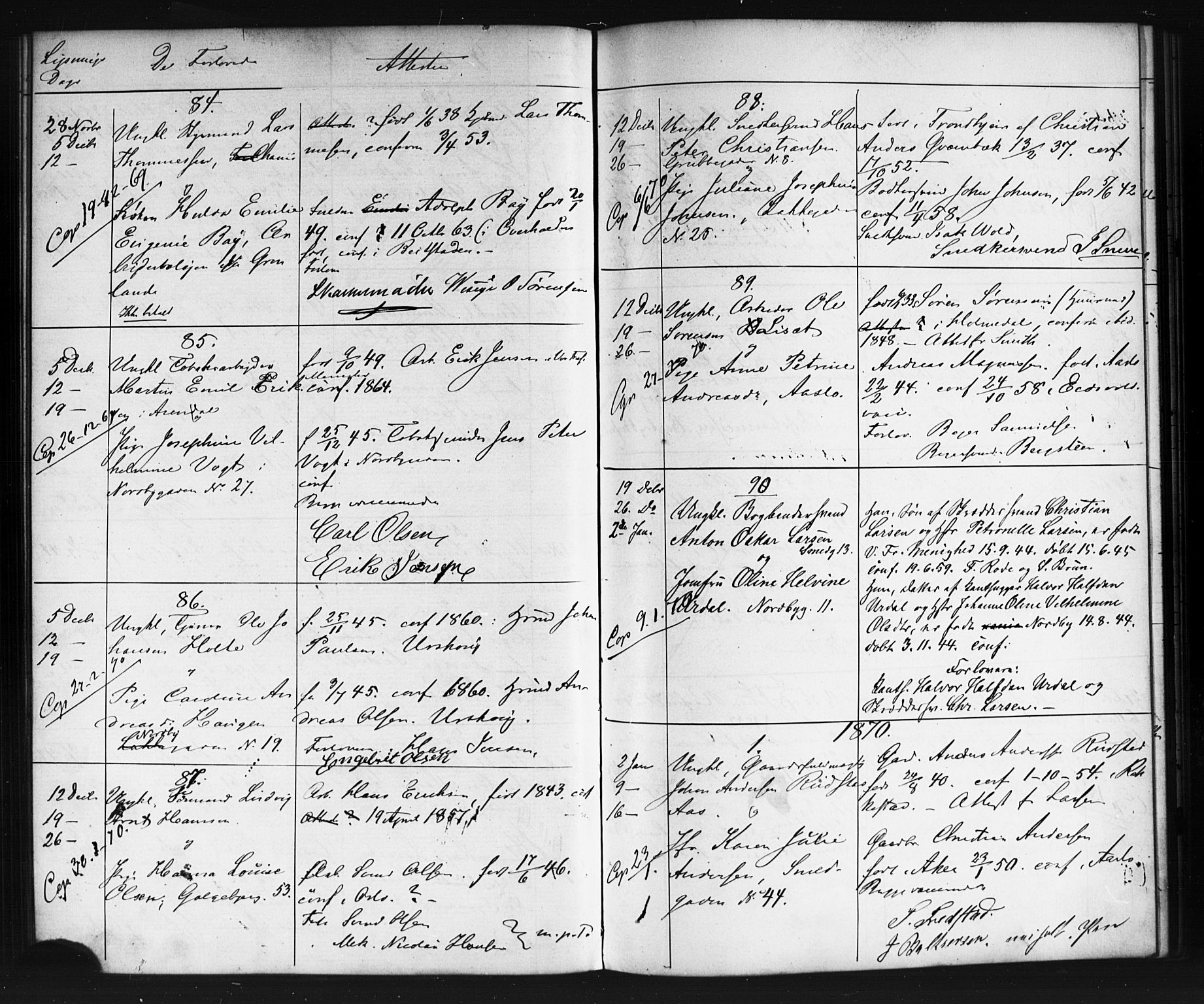 Grønland prestekontor Kirkebøker, AV/SAO-A-10848/G/Ga/L0002: Klokkerbok nr. 2, 1861-1863