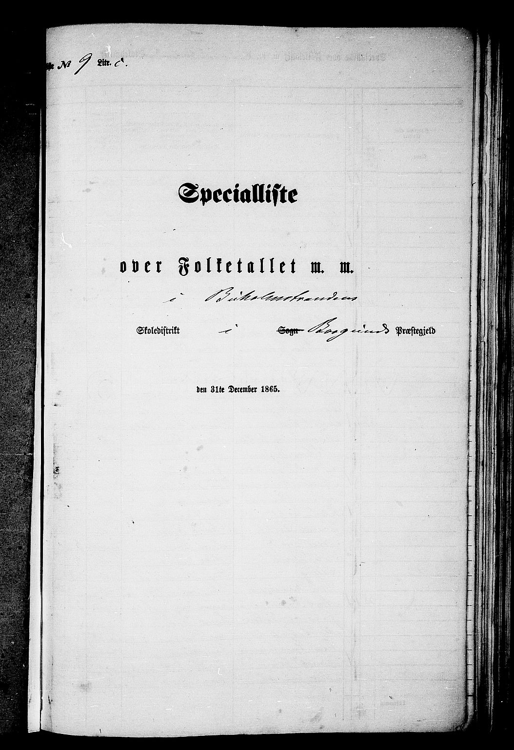RA, Folketelling 1865 for 1531P Borgund prestegjeld, 1865, s. 188