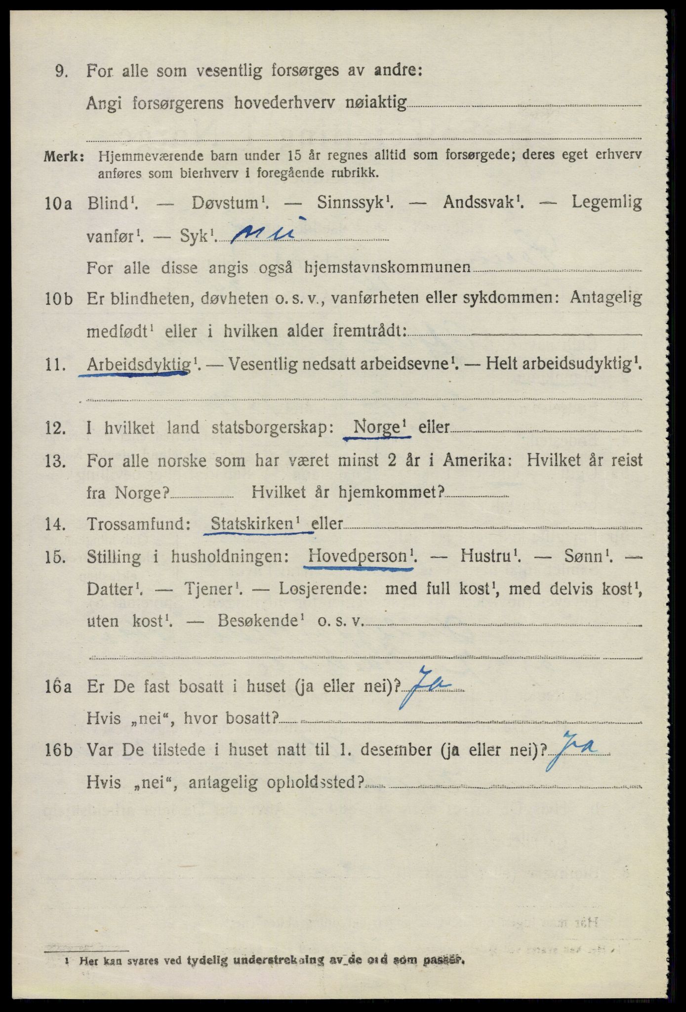 SAO, Folketelling 1920 for 0226 Sørum herred, 1920, s. 1898
