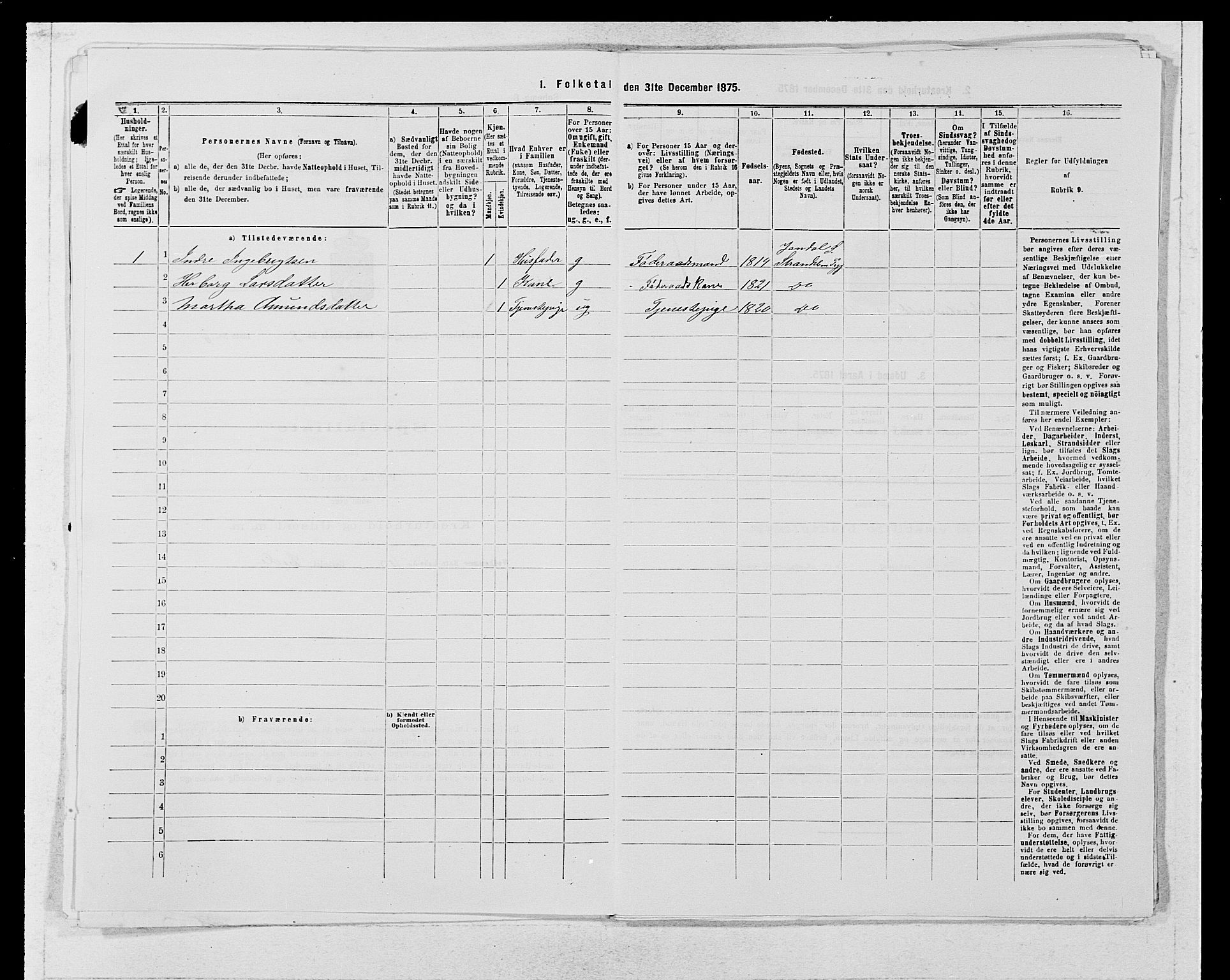 SAB, Folketelling 1875 for 1226P Strandebarm prestegjeld, 1875, s. 763