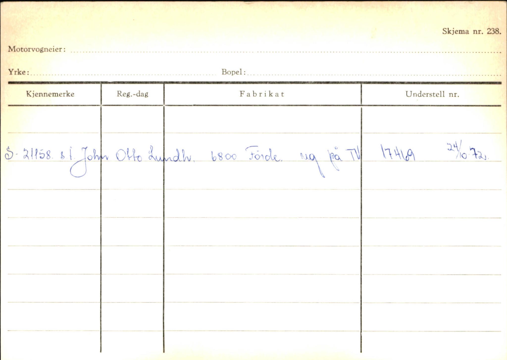 Statens vegvesen, Sogn og Fjordane vegkontor, AV/SAB-A-5301/4/F/L0132: Eigarregister Askvoll A-Å. Balestrand A-Å, 1945-1975, s. 1750