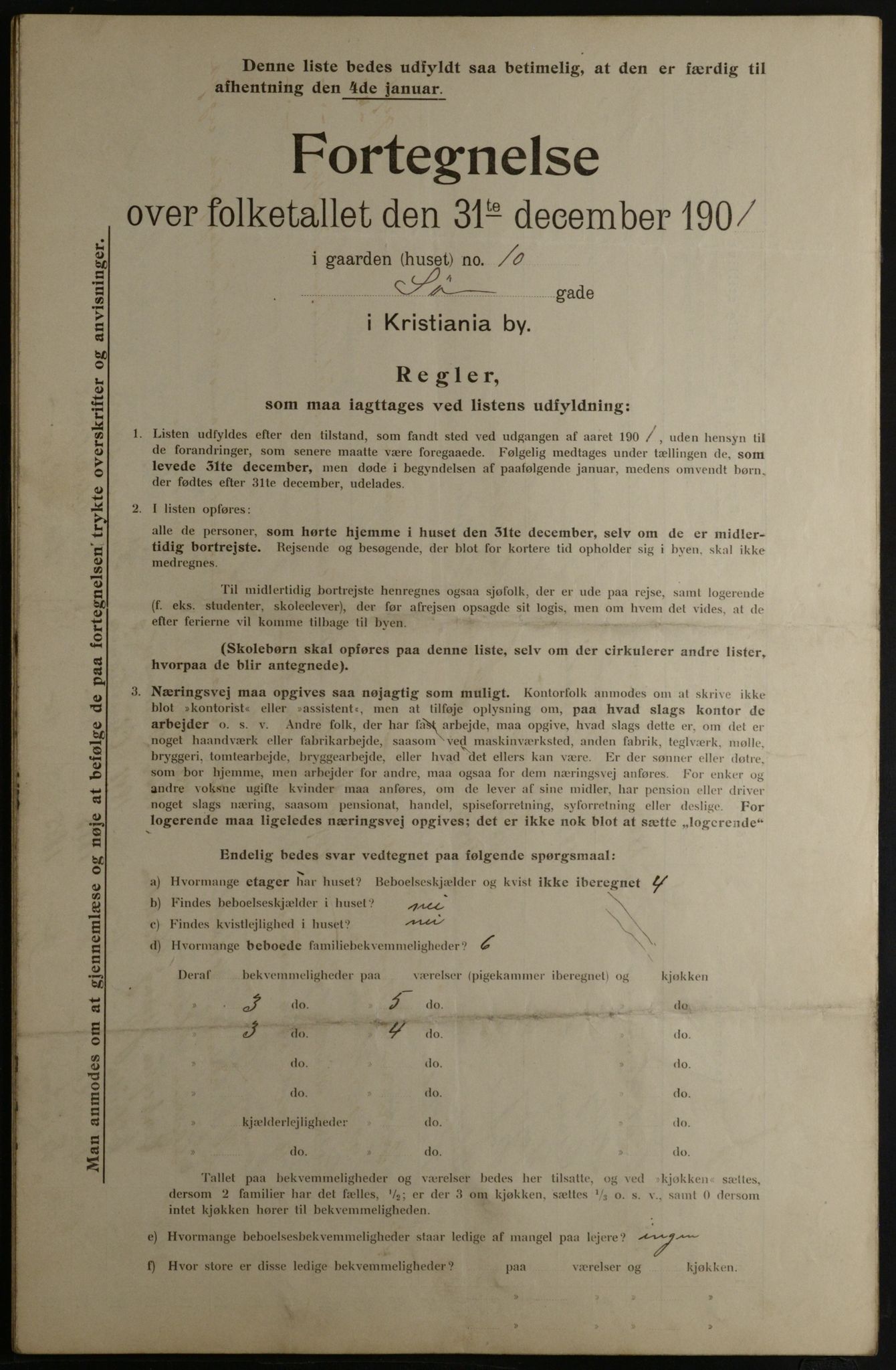 OBA, Kommunal folketelling 31.12.1901 for Kristiania kjøpstad, 1901, s. 14655