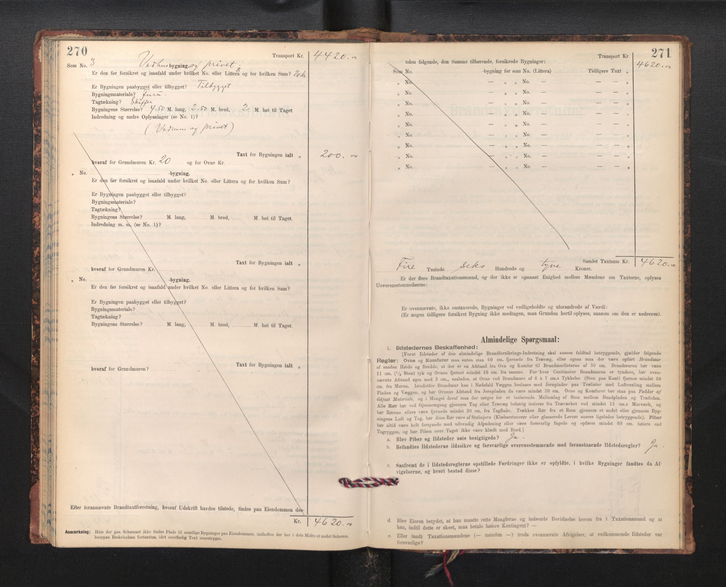 Lensmannen i Herdla, SAB/A-32901/0012/L0003:  Branntakstprotokoll skjematakst, 1897-1916, s. 270-271
