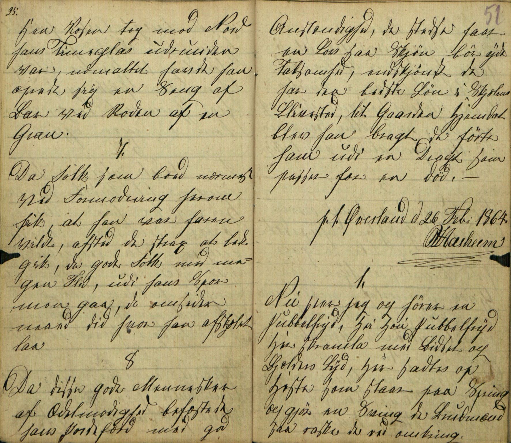 Rikard Berge, TEMU/TGM-A-1003/F/L0005/0018: 160-200 / 177 Handskriven visebok. Tilhører Aasheim af Sigjords Præstegjeld, 1870. Vise, 1870, s. 50-51