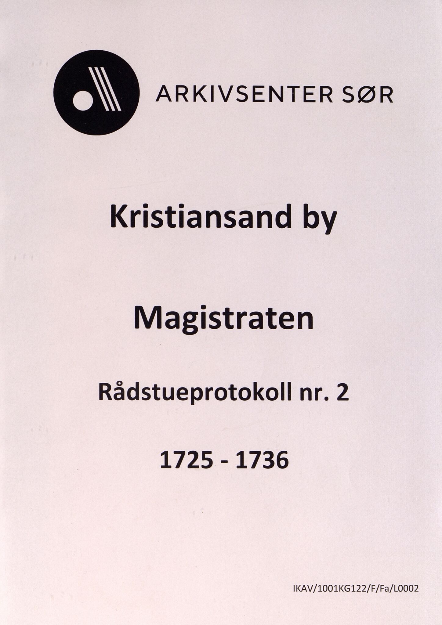 Kristiansand By - Magistraten, ARKSOR/1001KG122/F/Fa/L0002: Rådstueprotokoll nr.2, 1725-1736