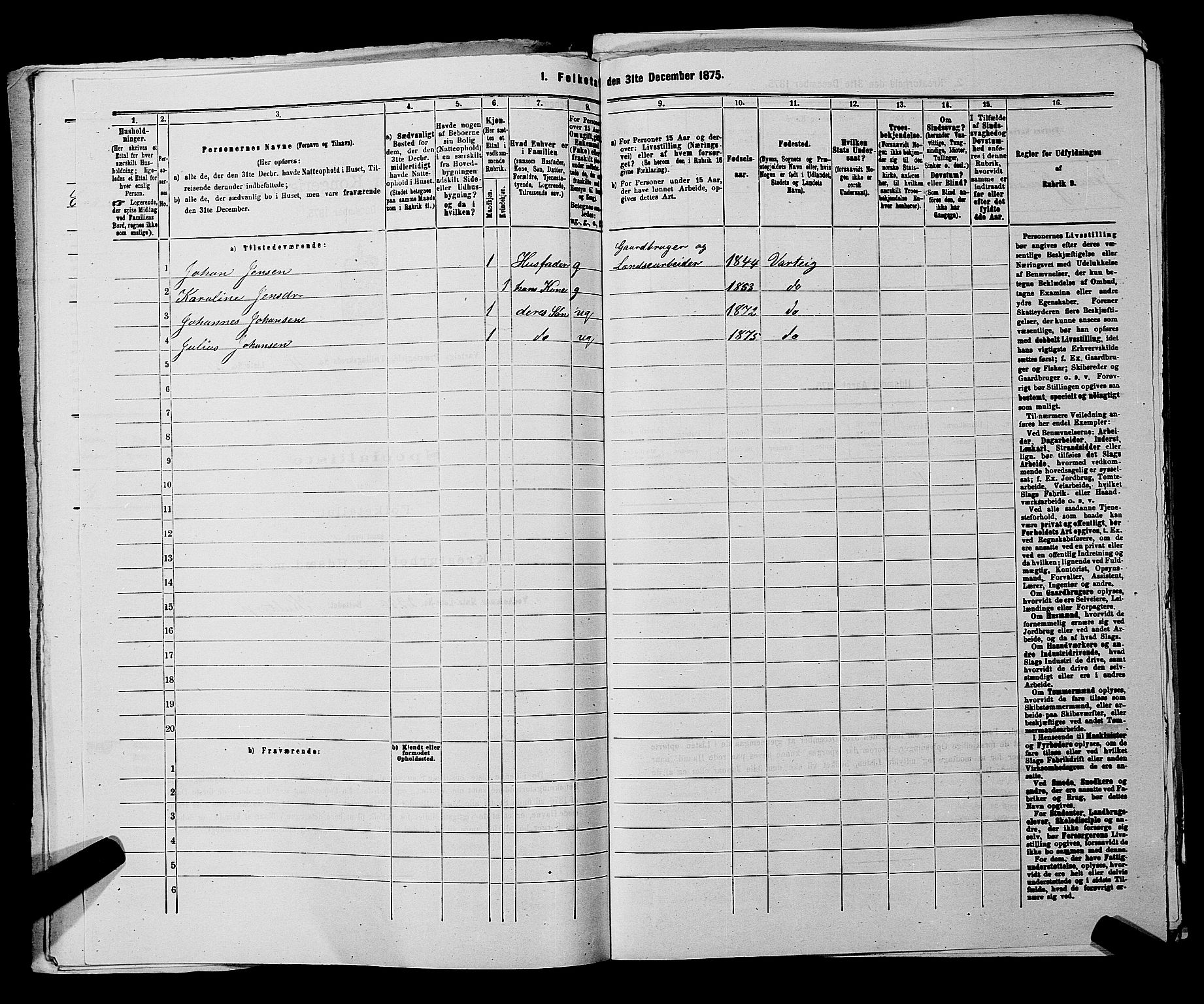RA, Folketelling 1875 for 0114P Varteig prestegjeld, 1875, s. 335