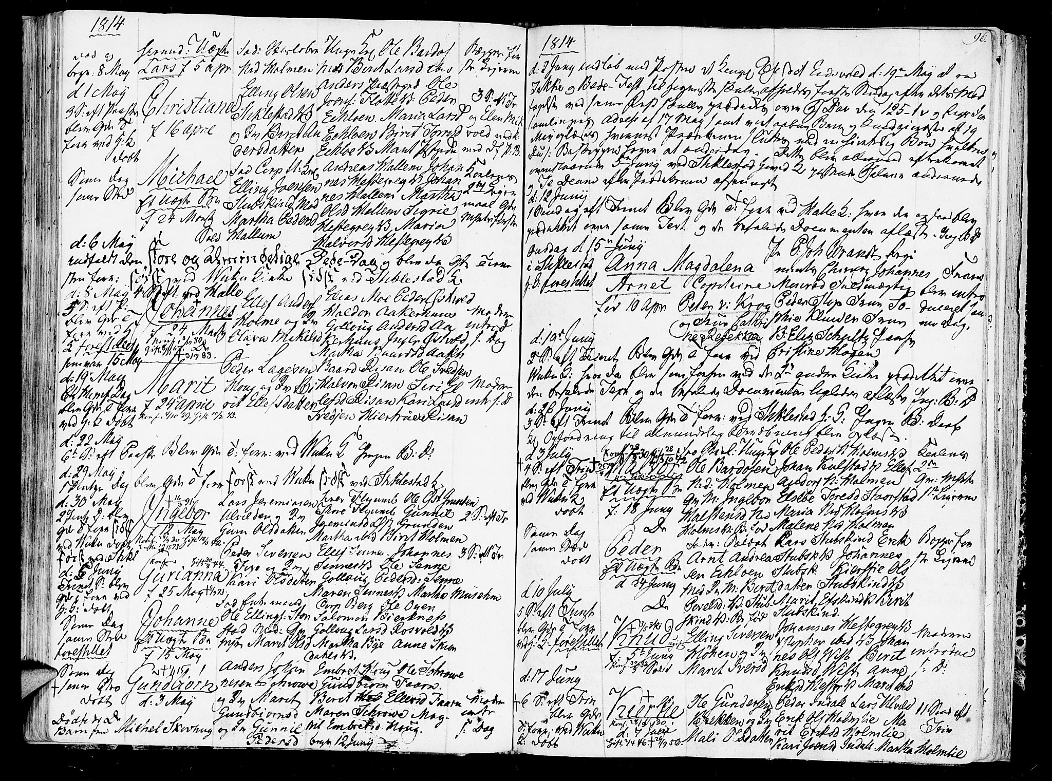 Ministerialprotokoller, klokkerbøker og fødselsregistre - Nord-Trøndelag, AV/SAT-A-1458/723/L0233: Ministerialbok nr. 723A04, 1805-1816, s. 96