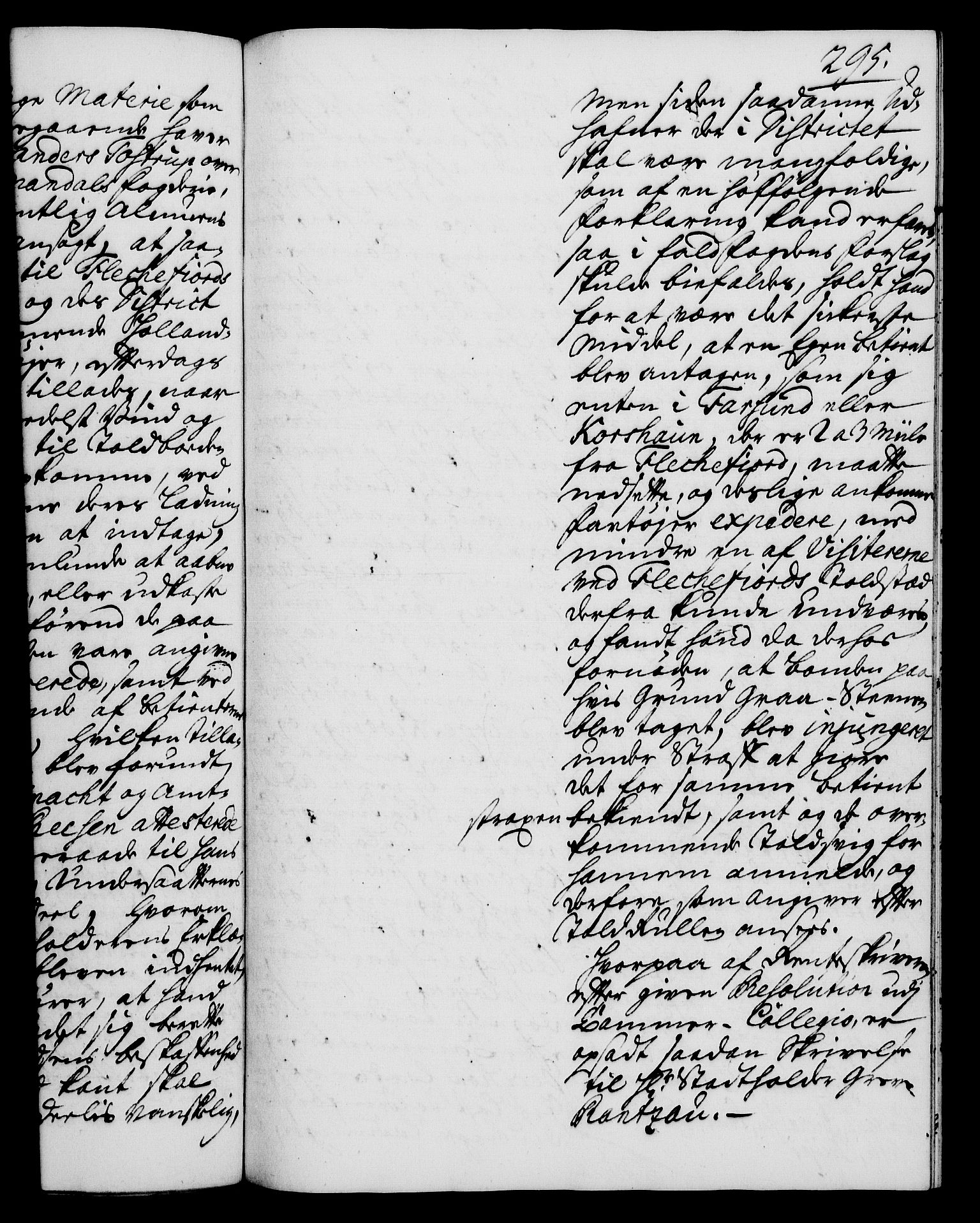 Rentekammeret, Kammerkanselliet, RA/EA-3111/G/Gh/Gha/L0019: Norsk ekstraktmemorialprotokoll (merket RK 53.64), 1736-1737, s. 295