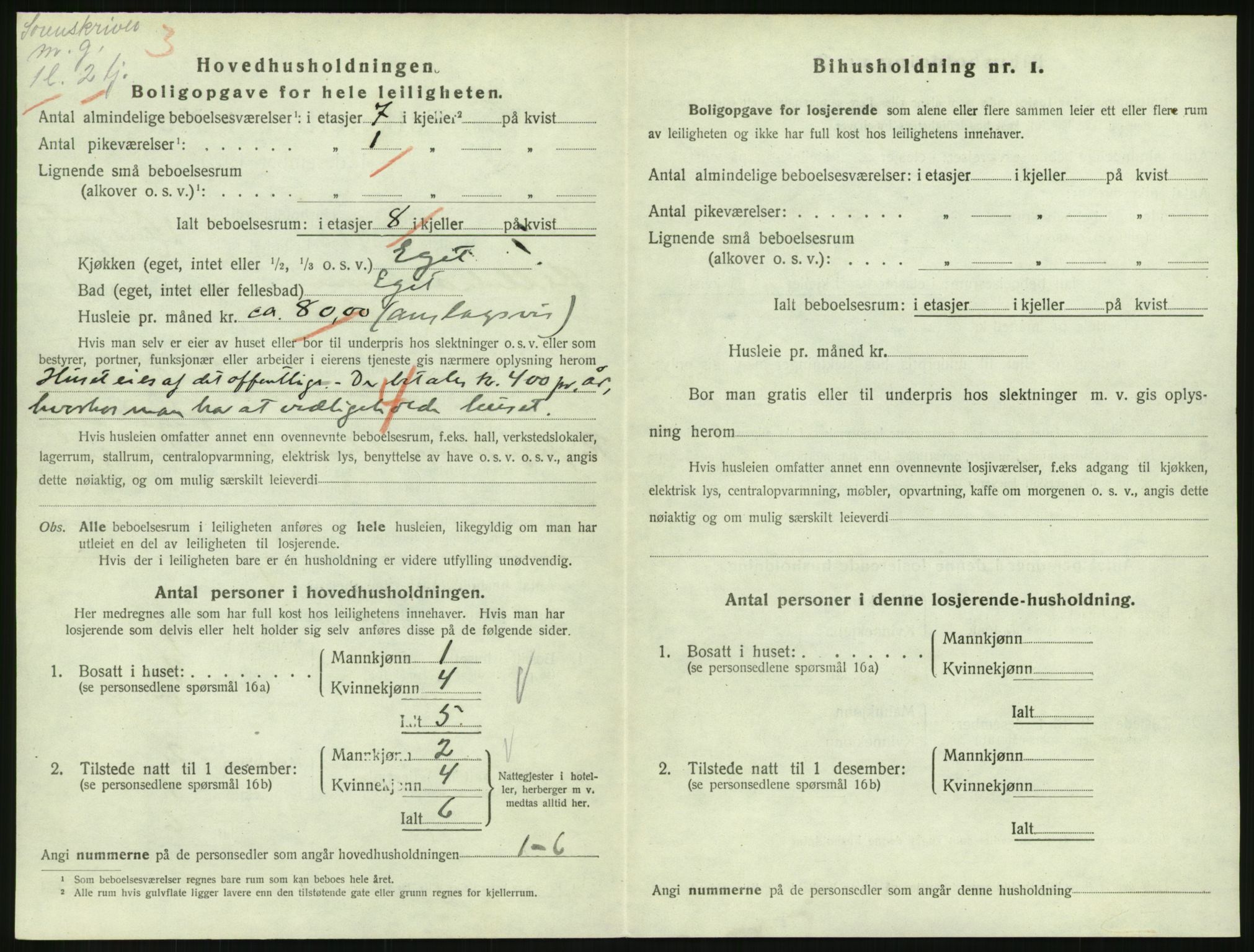 SAH, Folketelling 1920 for 0501 Lillehammer kjøpstad, 1920, s. 1467