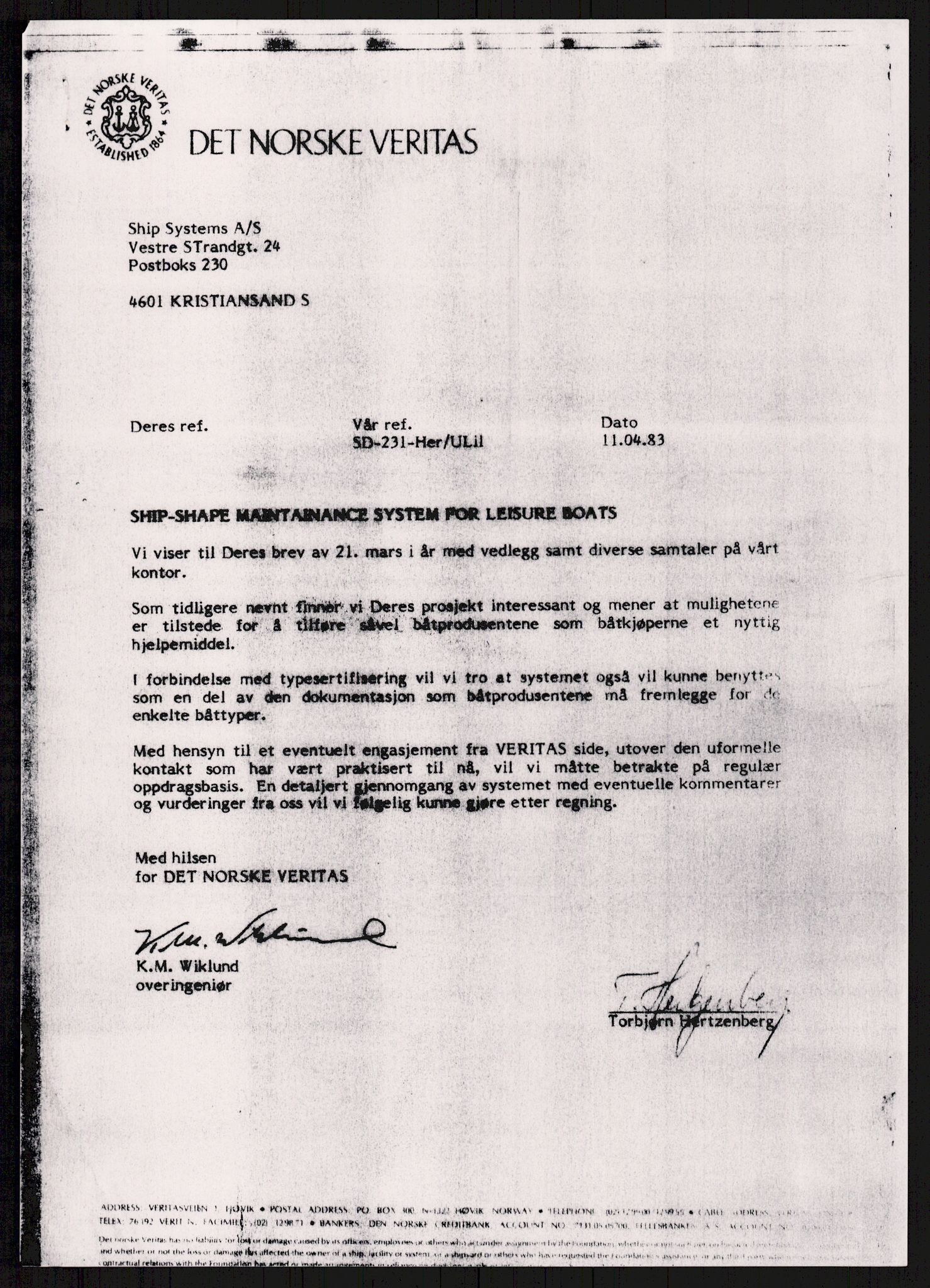 Sjøfartsdirektoratet med forløpere, generelt arkiv, AV/RA-S-1407/D/Du/Duc/L0641/0004: Skipskontrollen - Forskrifter    / Utleiebåter (2 mapper), 1977-1989, s. 568